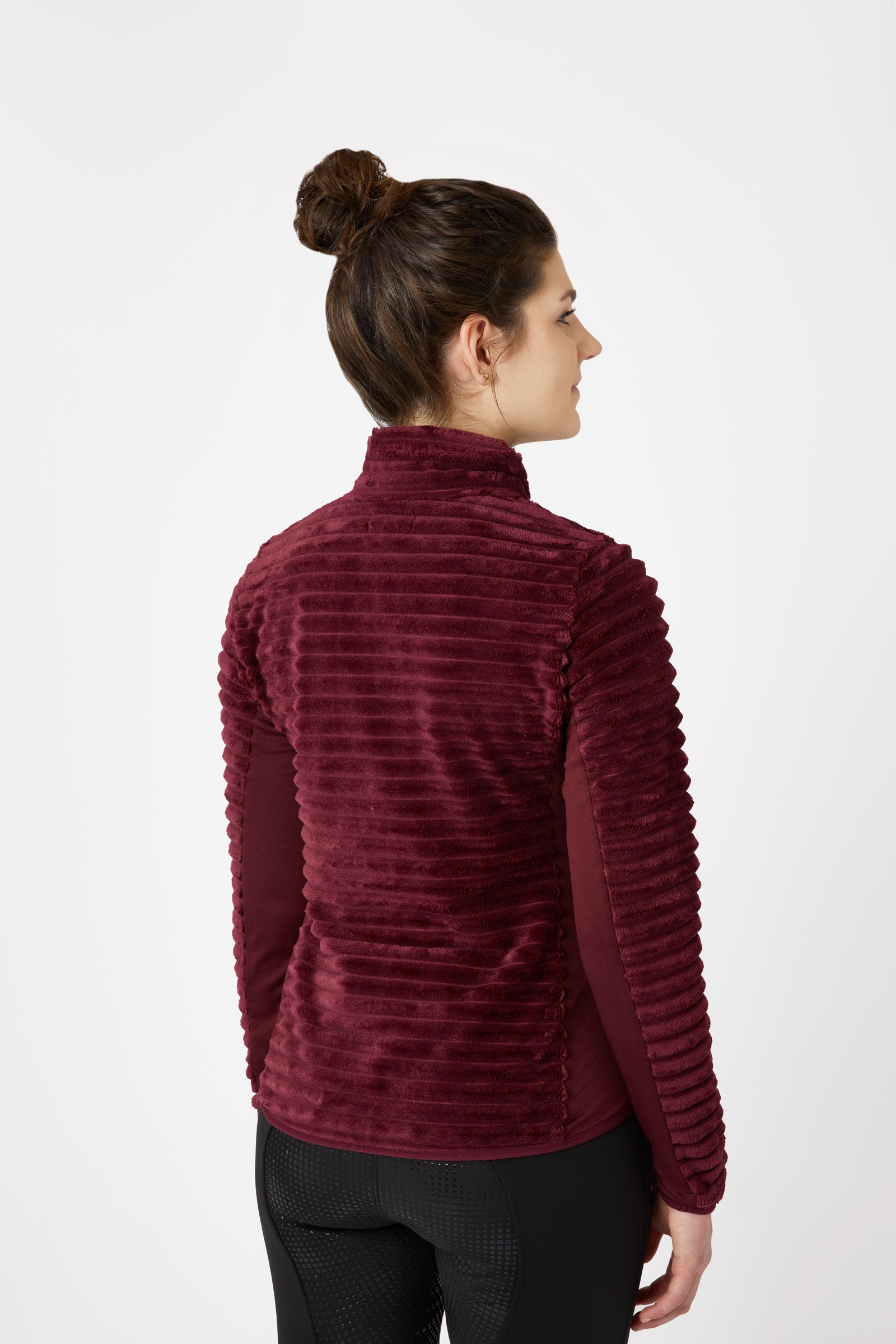 Horze Della naisten raidallinen fleecetakki