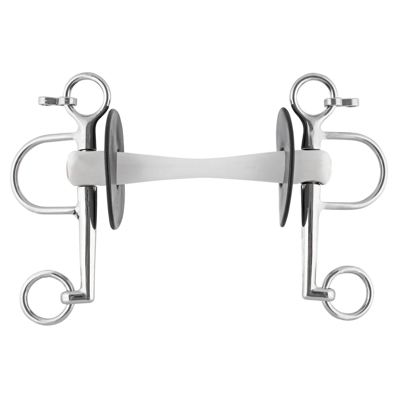 Sprenger Nathe pelham-kuolain lyhyillä varsilla, suuosa kovaa muovia, 20 mm (varsien alaosa 5,5 cm)