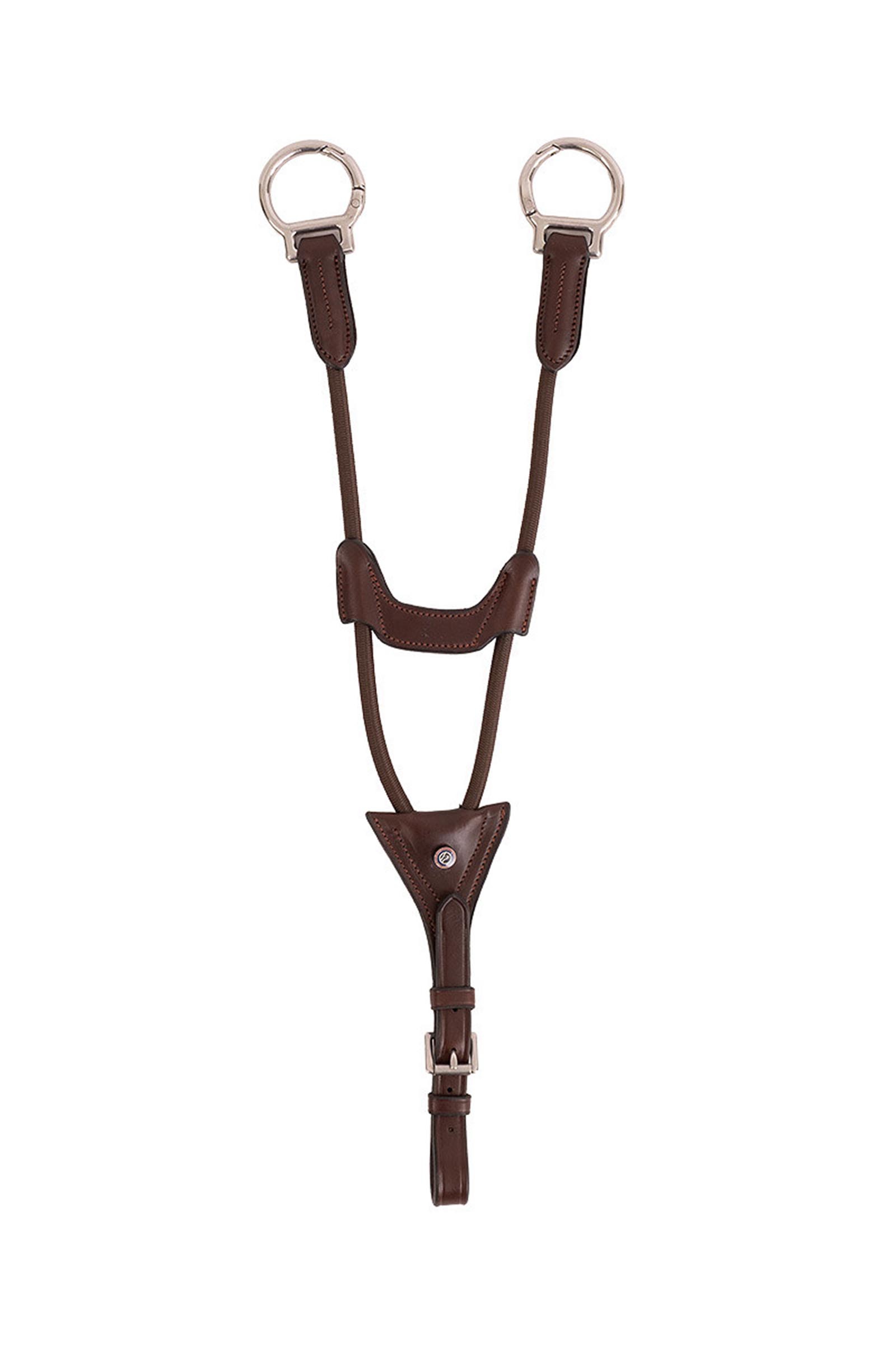 Brown/Silver Trust Equestrian Valkenswaard Elastic Running Martingale Attachment