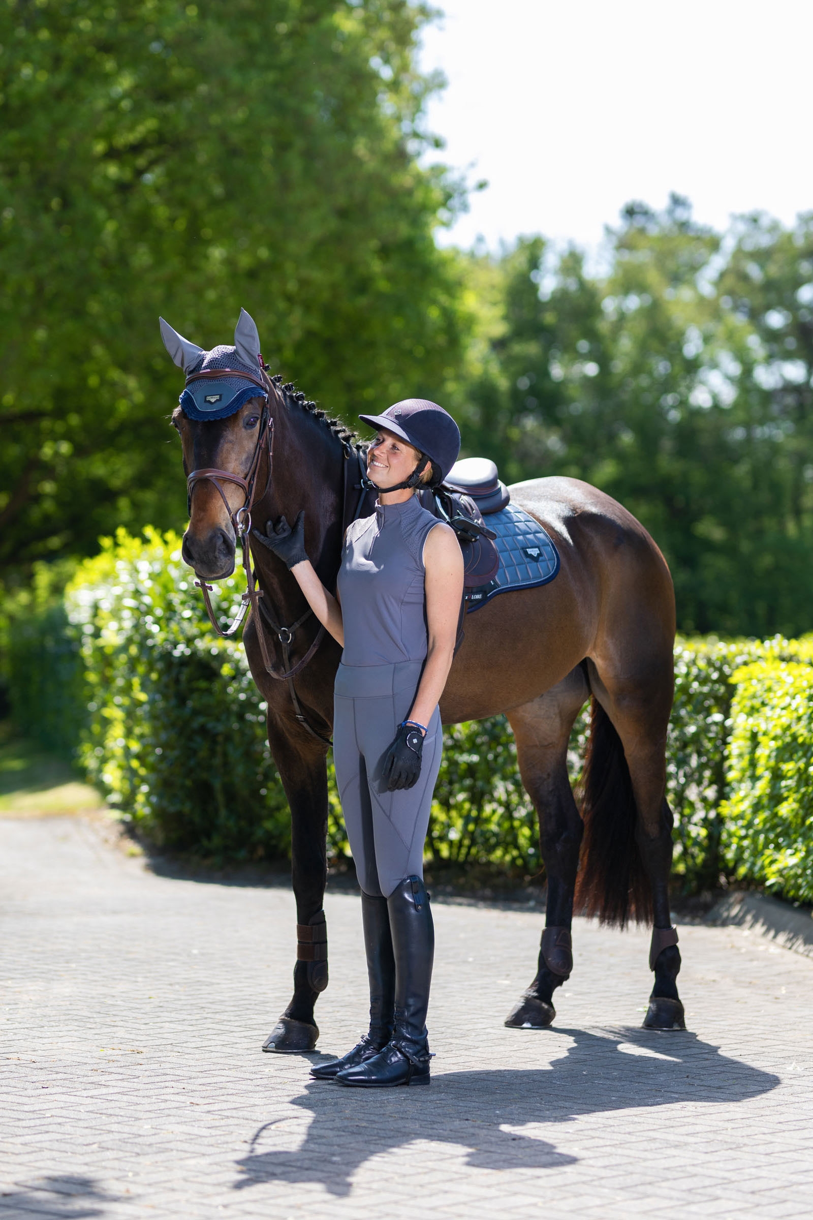 LeMieux Twilight Loire Classic Satin Close Contact Jumping Saddle Pad