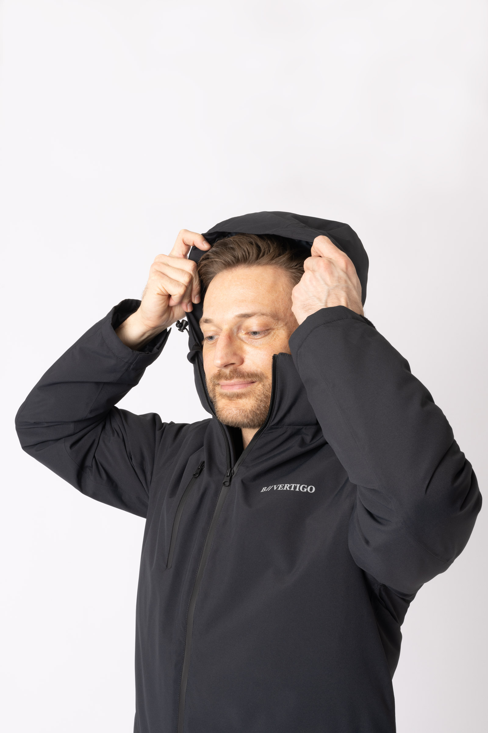 B Vertigo Milo miesten vedenpit&auml;v&auml; parkatakki
