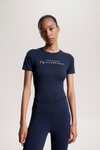 Tommy Hilfiger Equestrian Brooklyn -t-paita, jossa lyhyet hihat ja kuvio