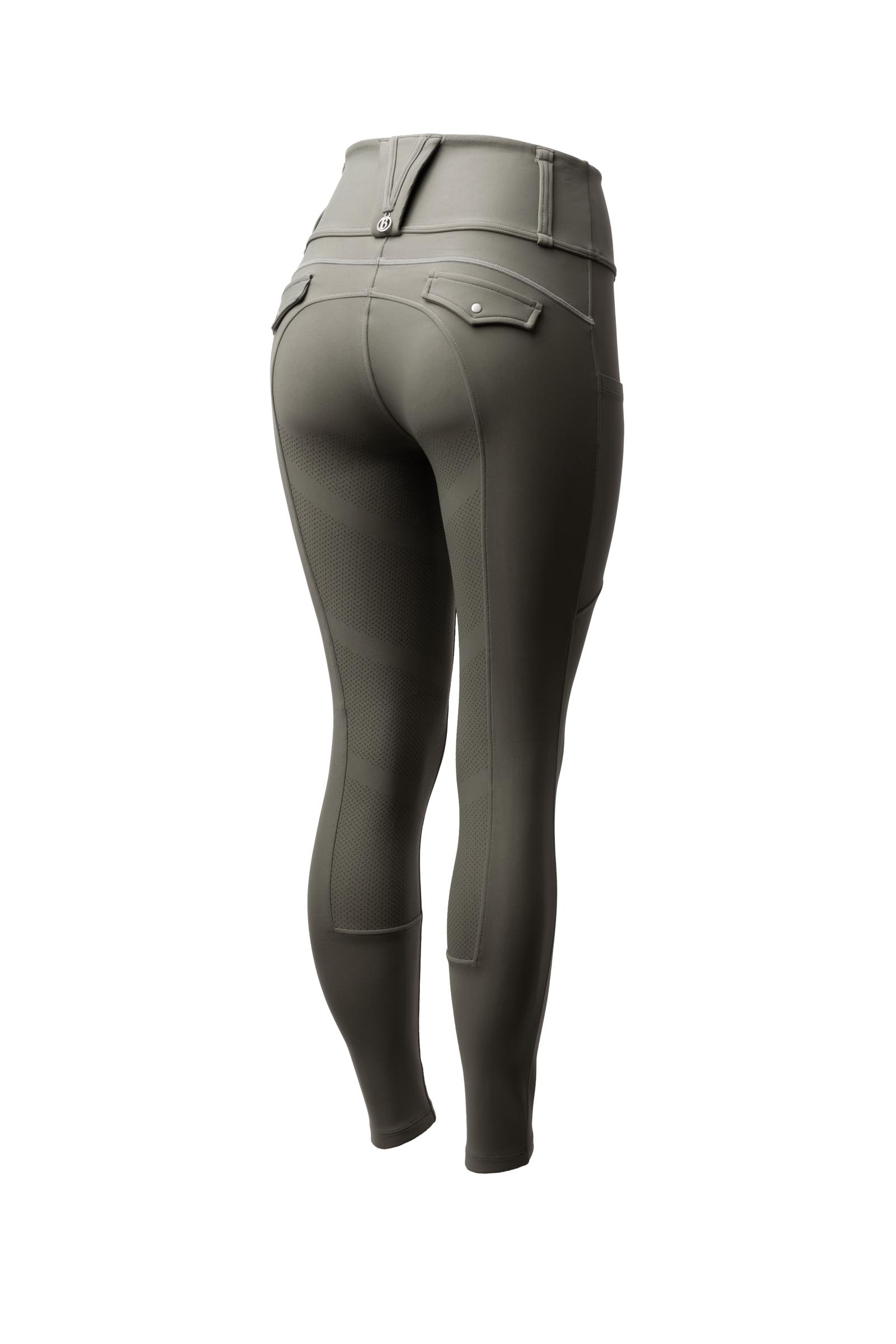 Green B Vertigo Chiara Kokopaikkaiset ratsastushousut kompressiolla ja hybridimallilla  