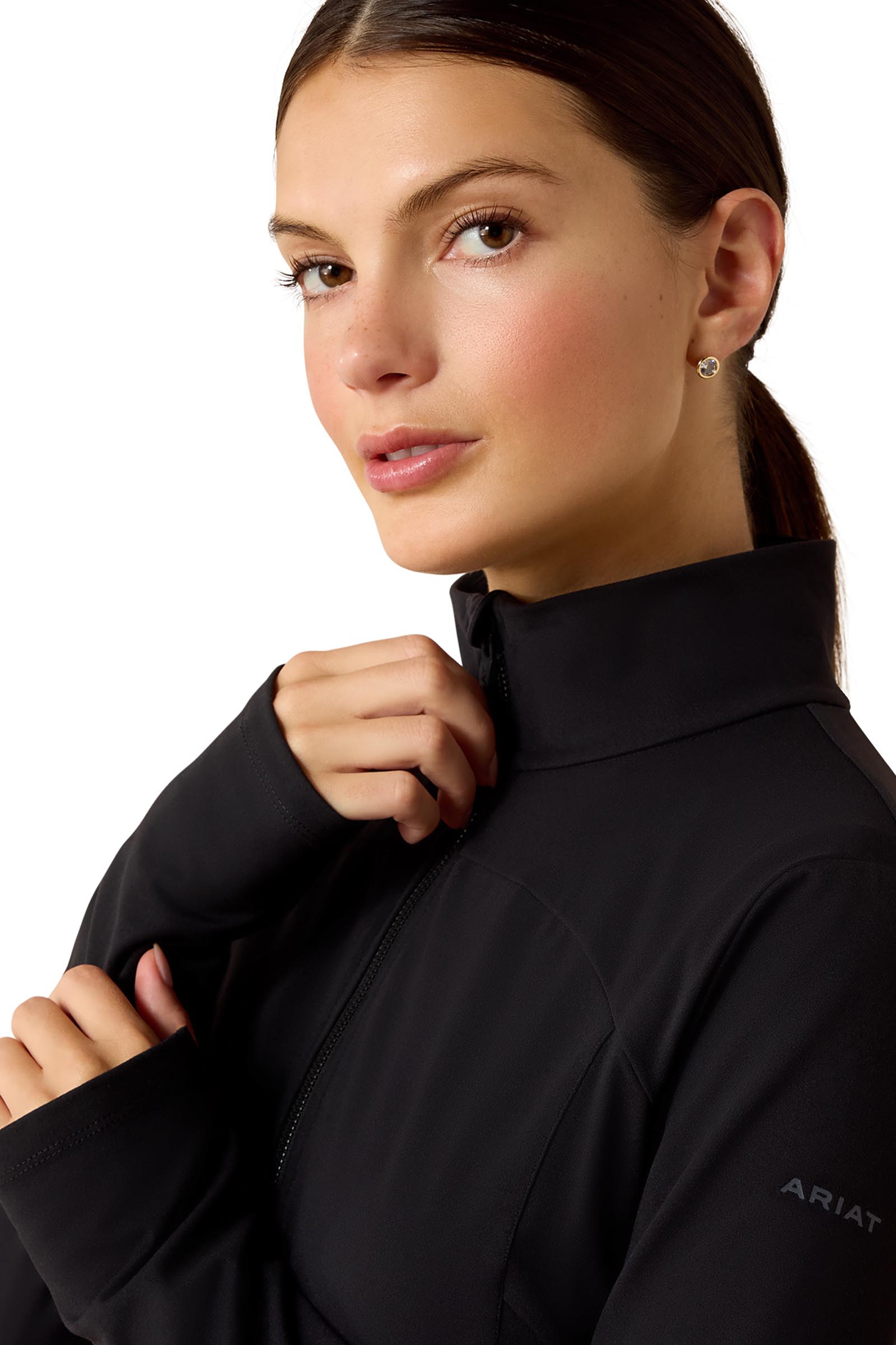 Ariat Naisten SolVeil aluskerrospaita t&auml;yspitk&auml;ll&auml; vetoketjulla