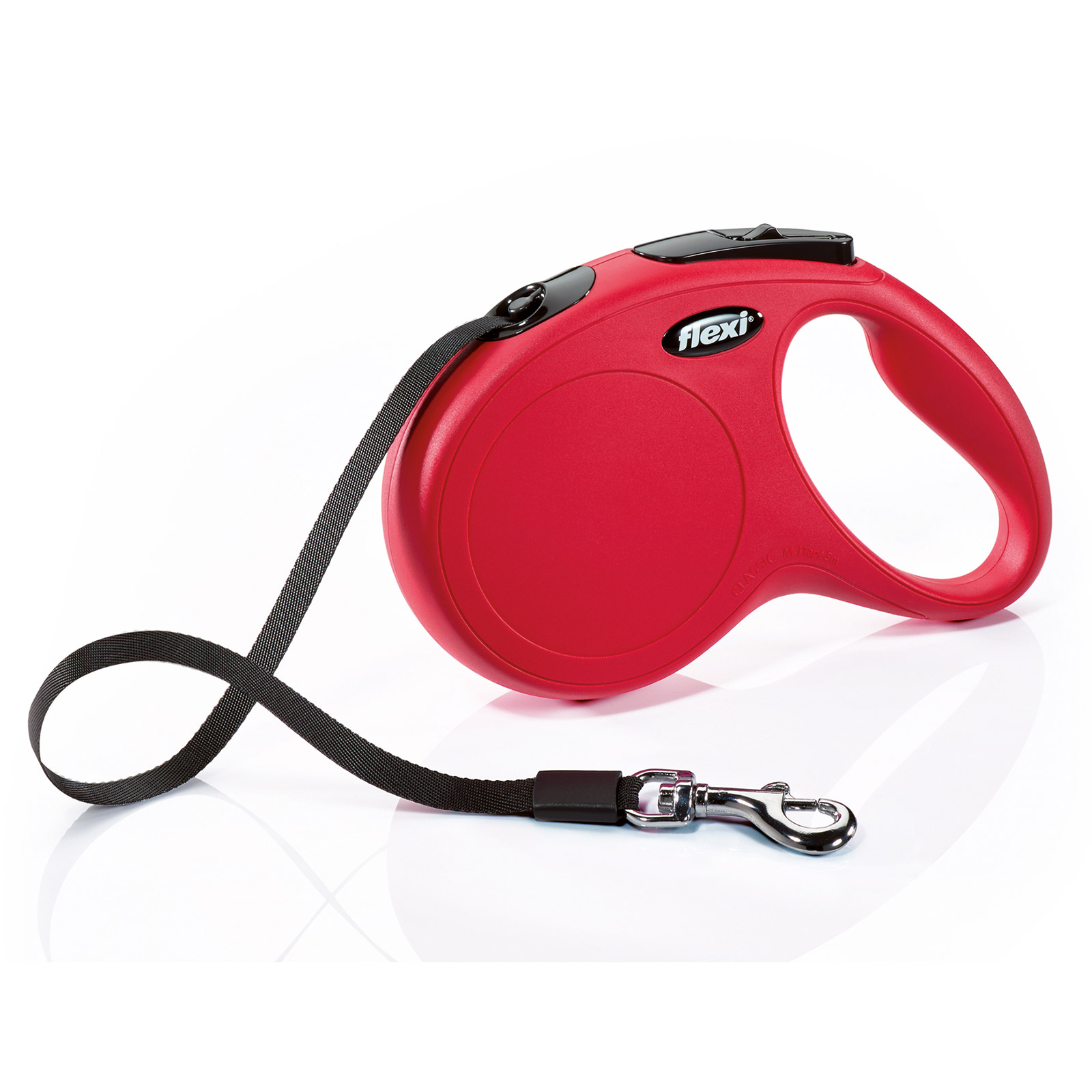 Red Flexi New Classic, nauhalla, koko M, 5 m
