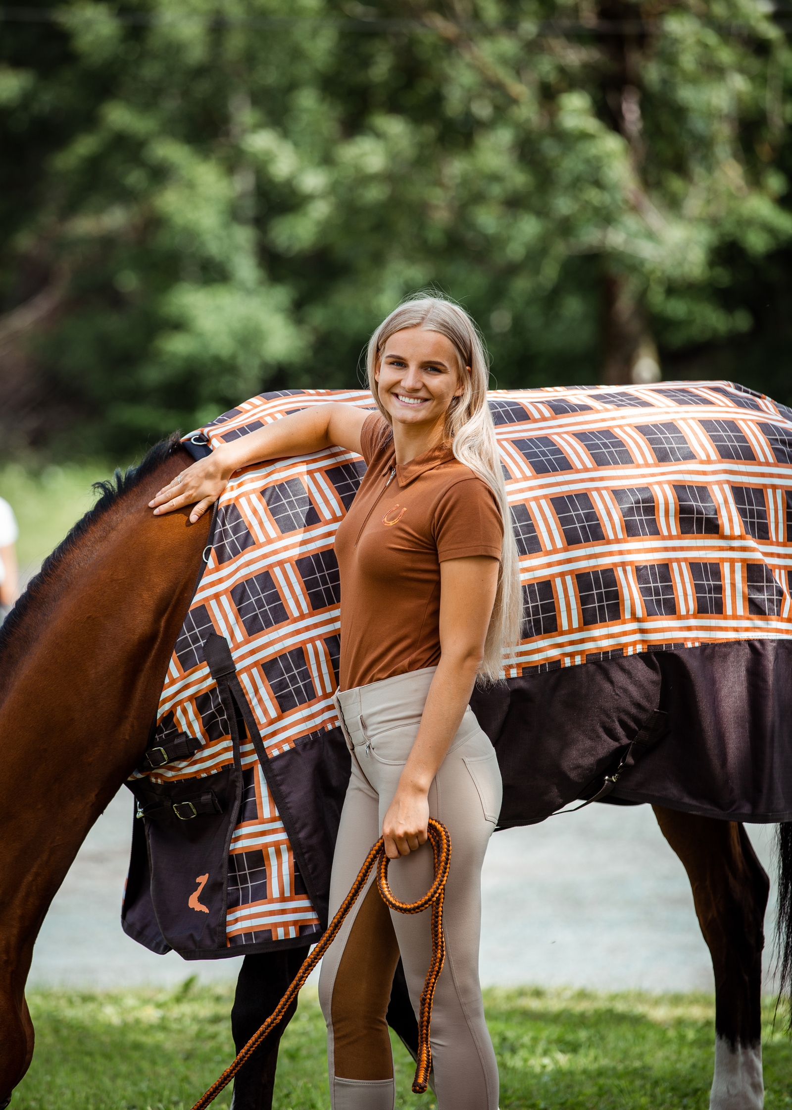 Horze Amy naisten lyhythihainen pikeepaita joustavasta puuvillasta