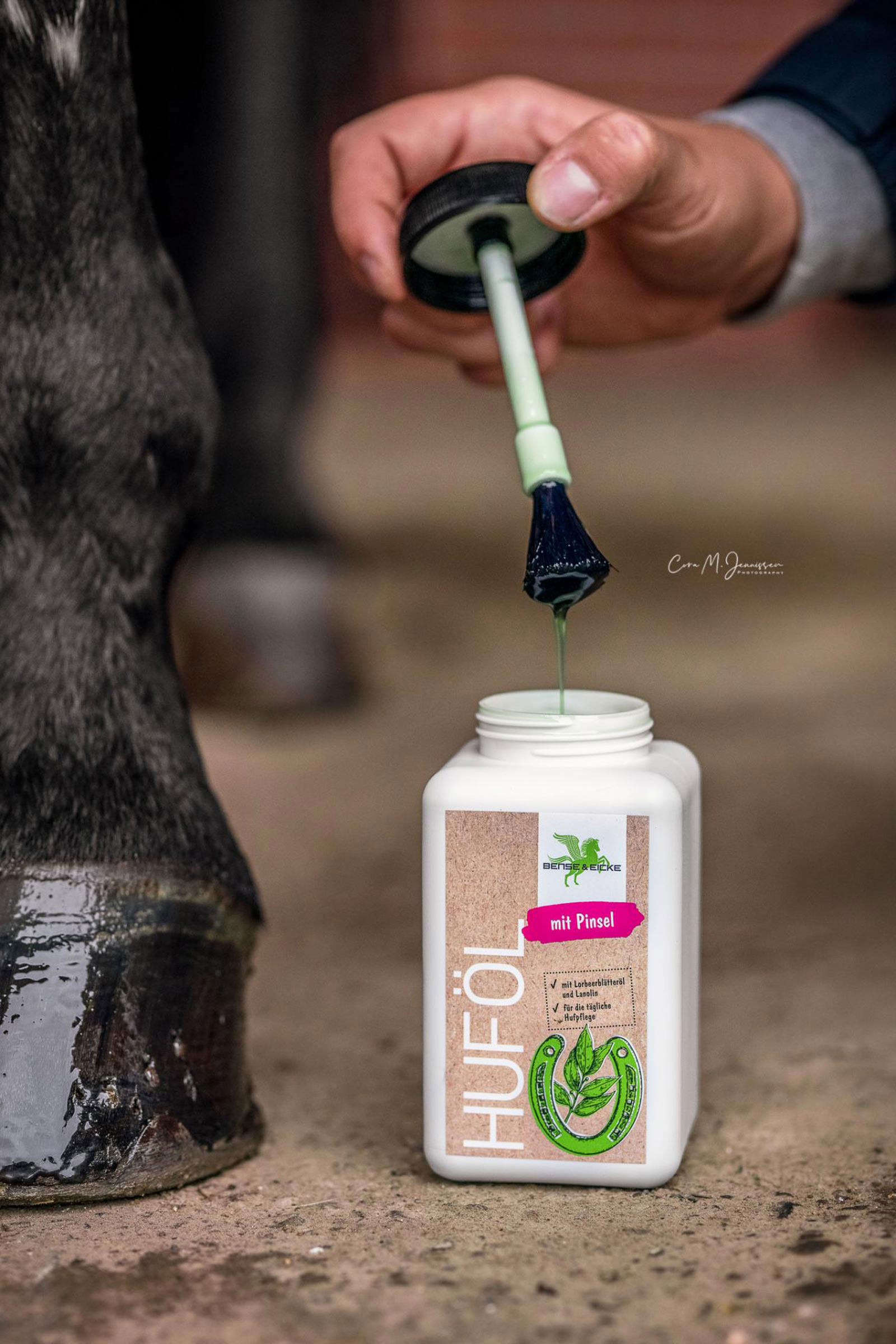 Bense & Eicke Kavio&ouml;ljy harjalla, 500 ml