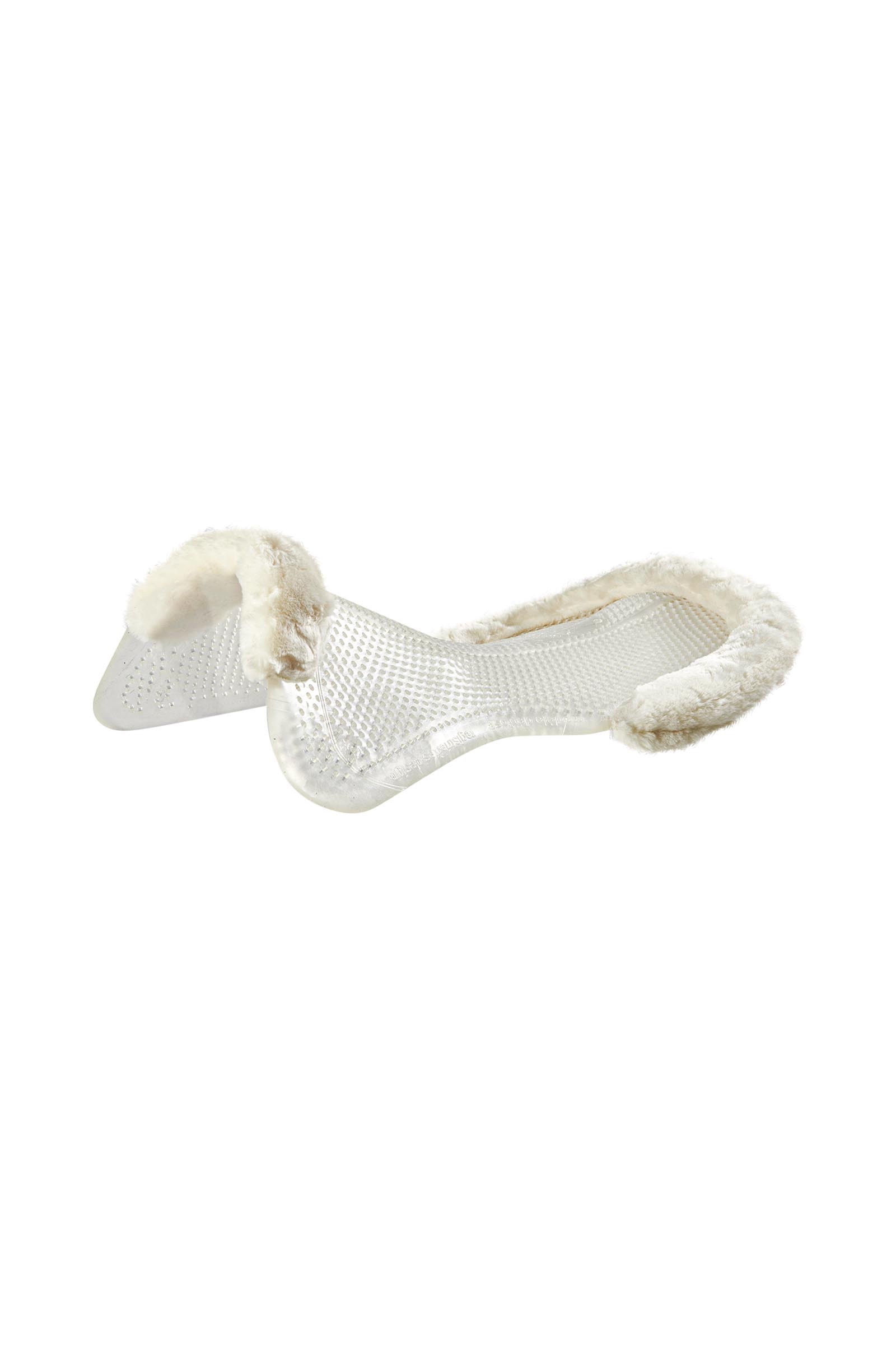 Transparent/Natural Acavallo liukumaton Classic geelipehmuste tekolampaanvillalla, tasainen