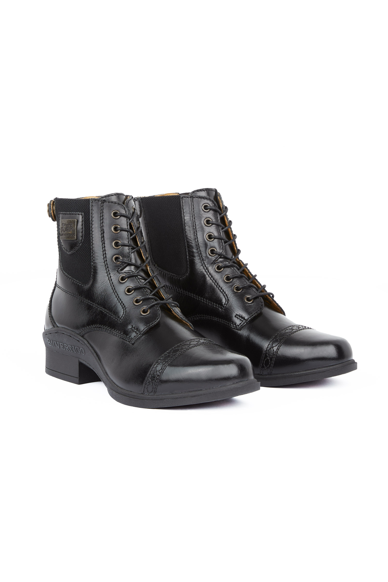 B Vertigo Jupiter naisten nahkajodhpurit nauhoilla