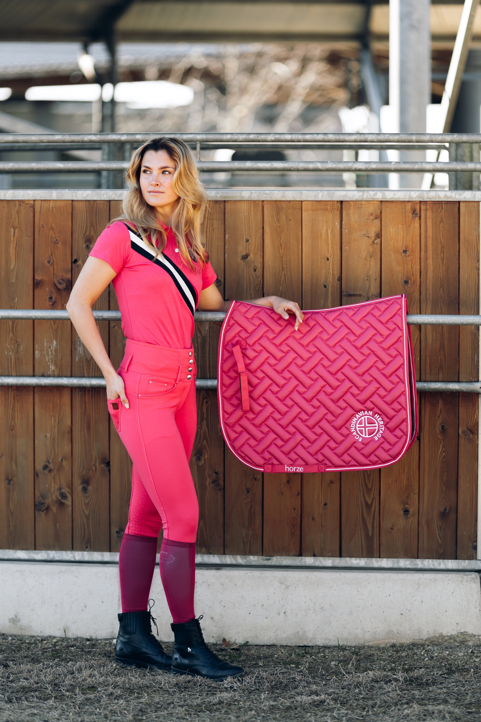 Horze polvisukat ohuella varrella ja painatuksella