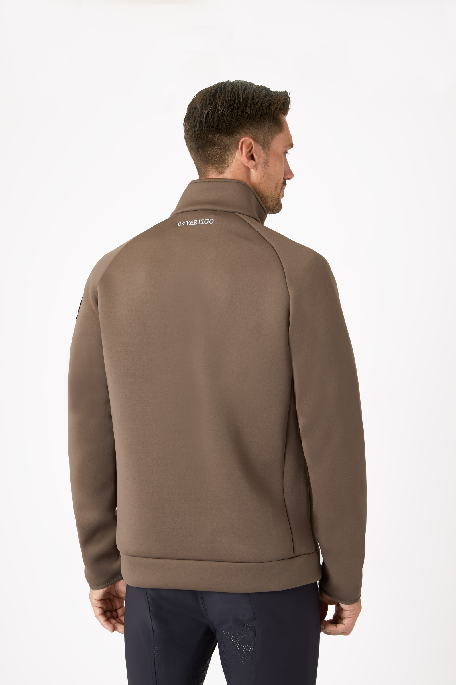 B Vertigo Nicolas miesten toiminnallinen treenipaita vetoketjullisilla taskuilla