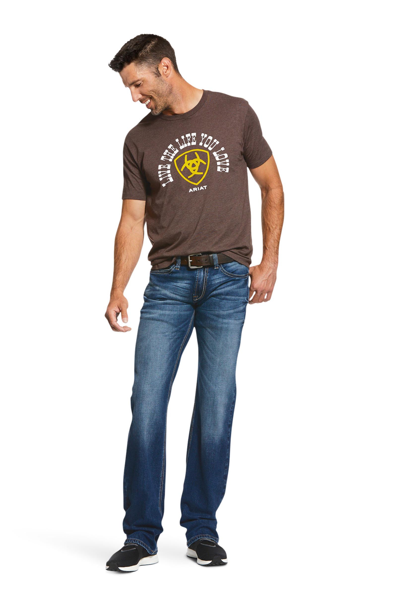 Ariat Nassau M7 Rocker miesten suoralahkeiset farkut