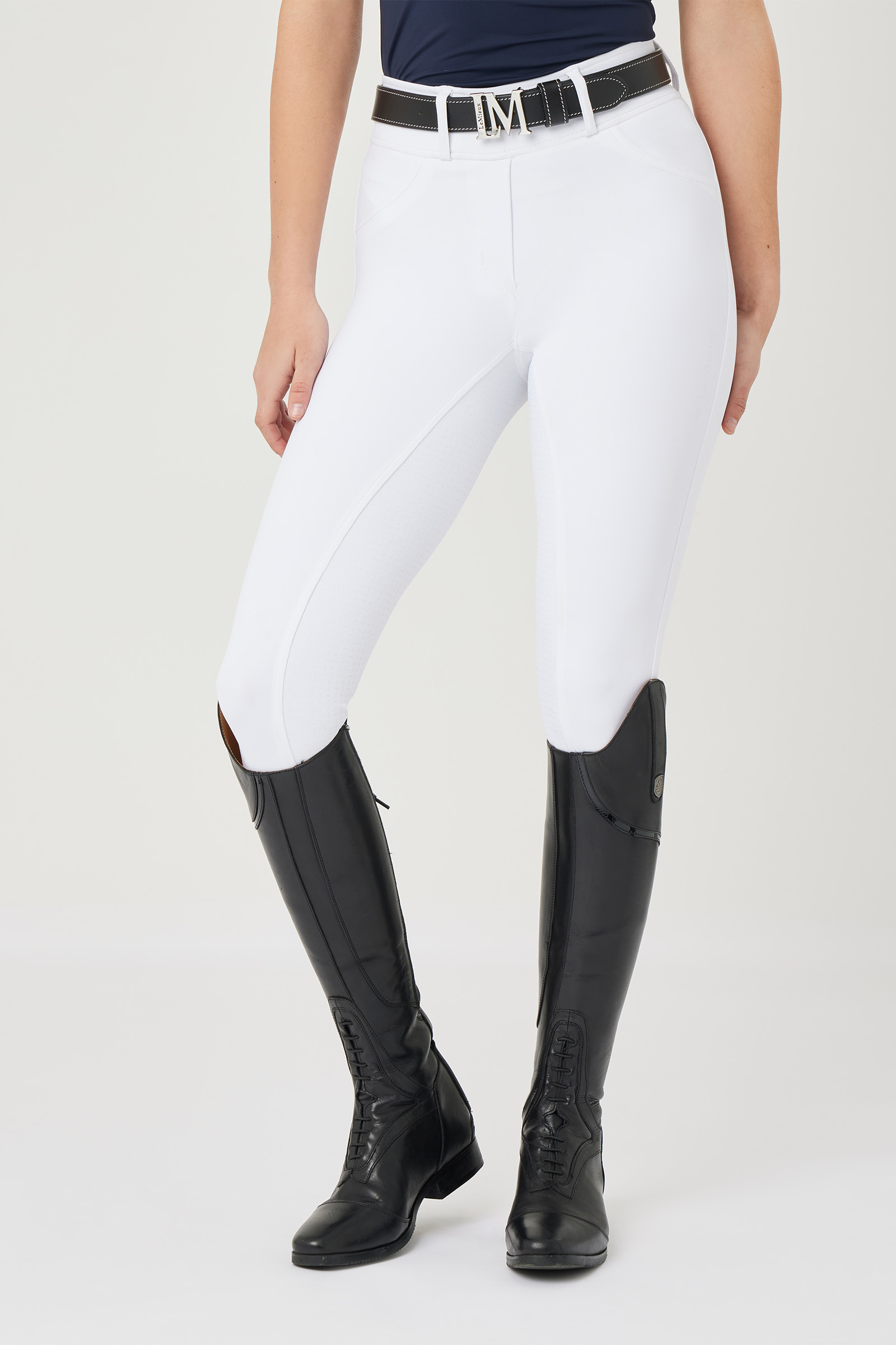 Naisten LeMieux Demi -vetoiset Full Grip Breggings -housut