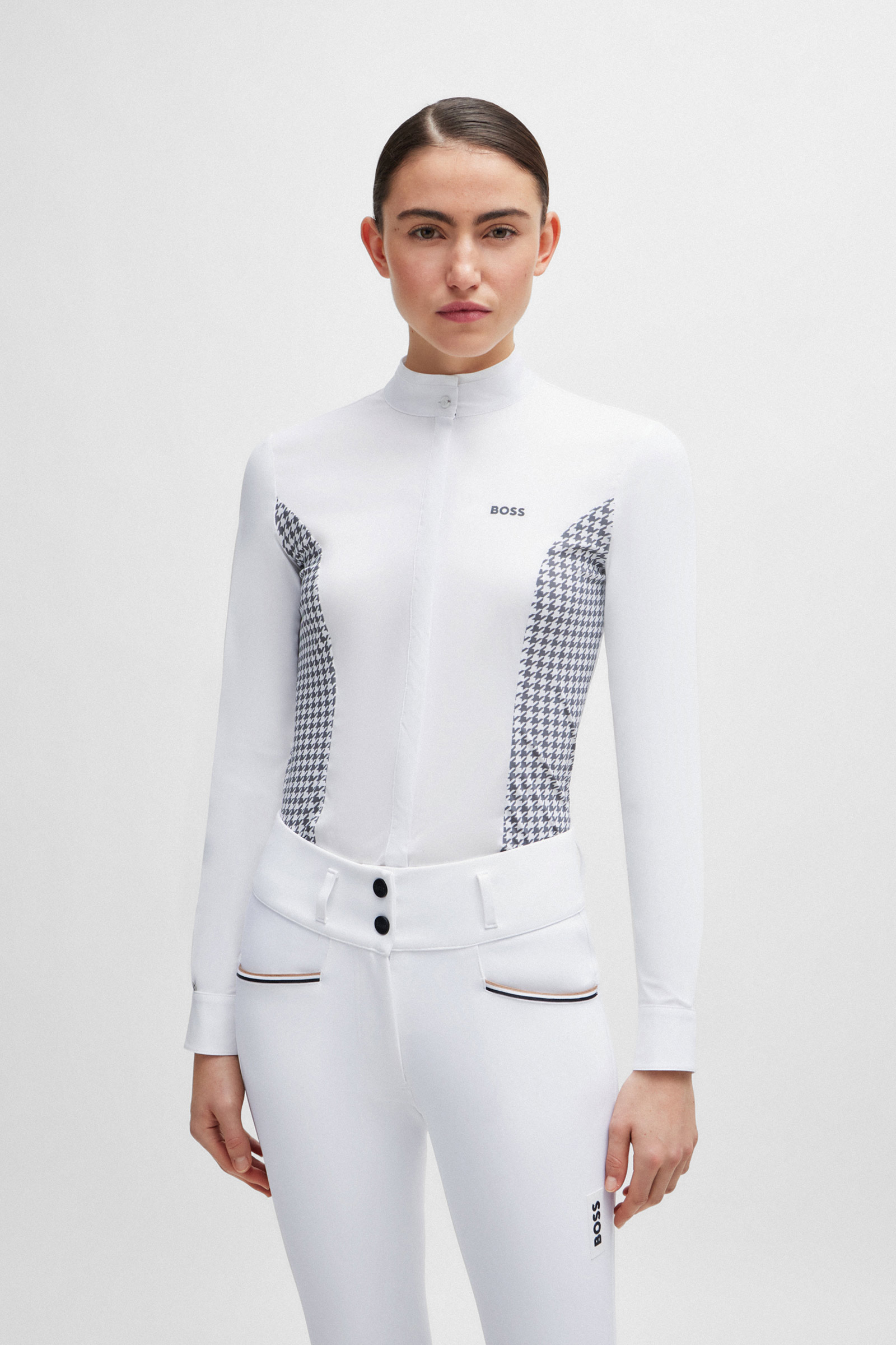 Boss Emma näyttelypaita Houndstooth