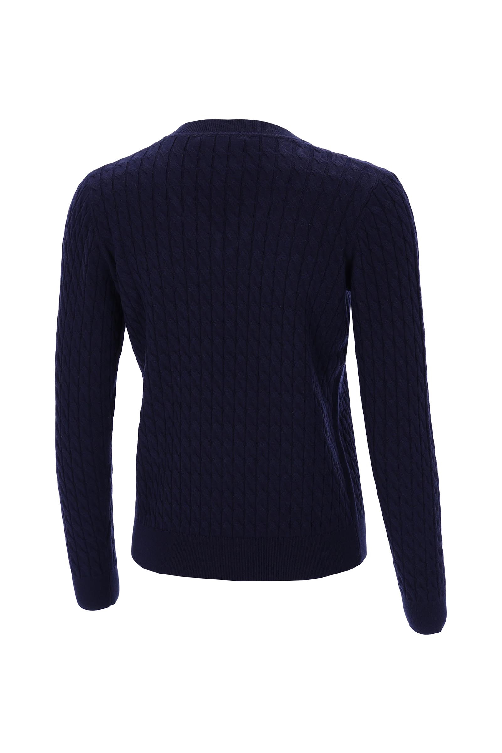 Schockem&ouml;hle Sports SPPam-tyylinen naisten neulepusero V-p&auml;&auml;ntiell&auml;