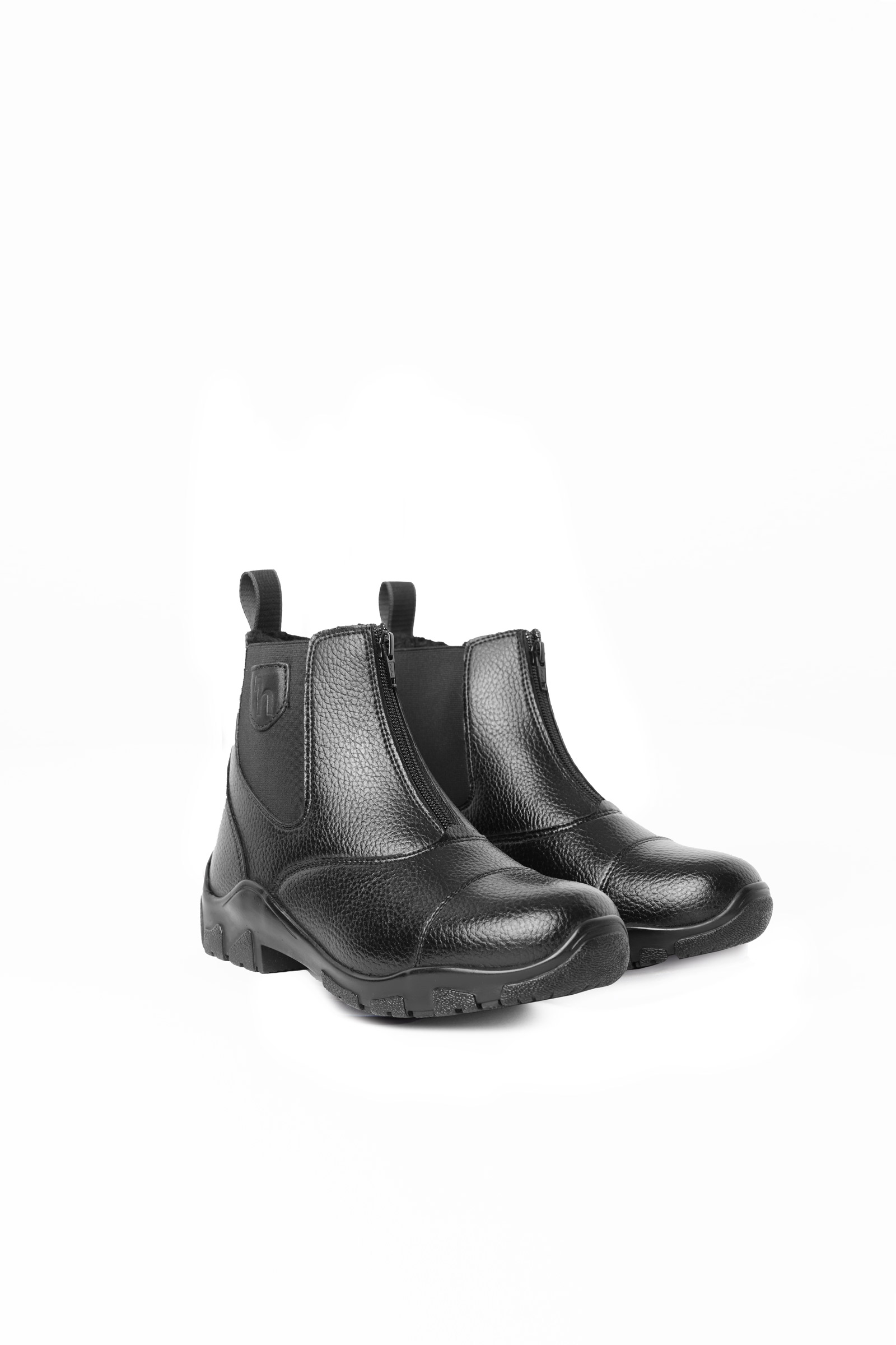 Musta Naisten tekonahkajodhpurit Horze Idaho