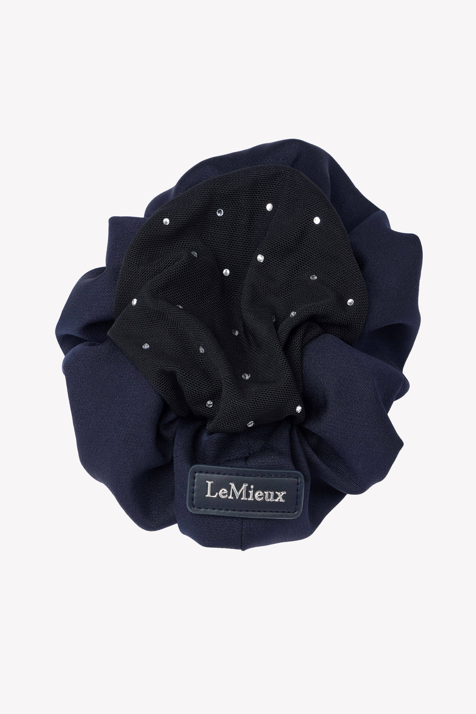 Navy/Black LeMieux hiuslenkki kristalleilla ja hiusverkolla