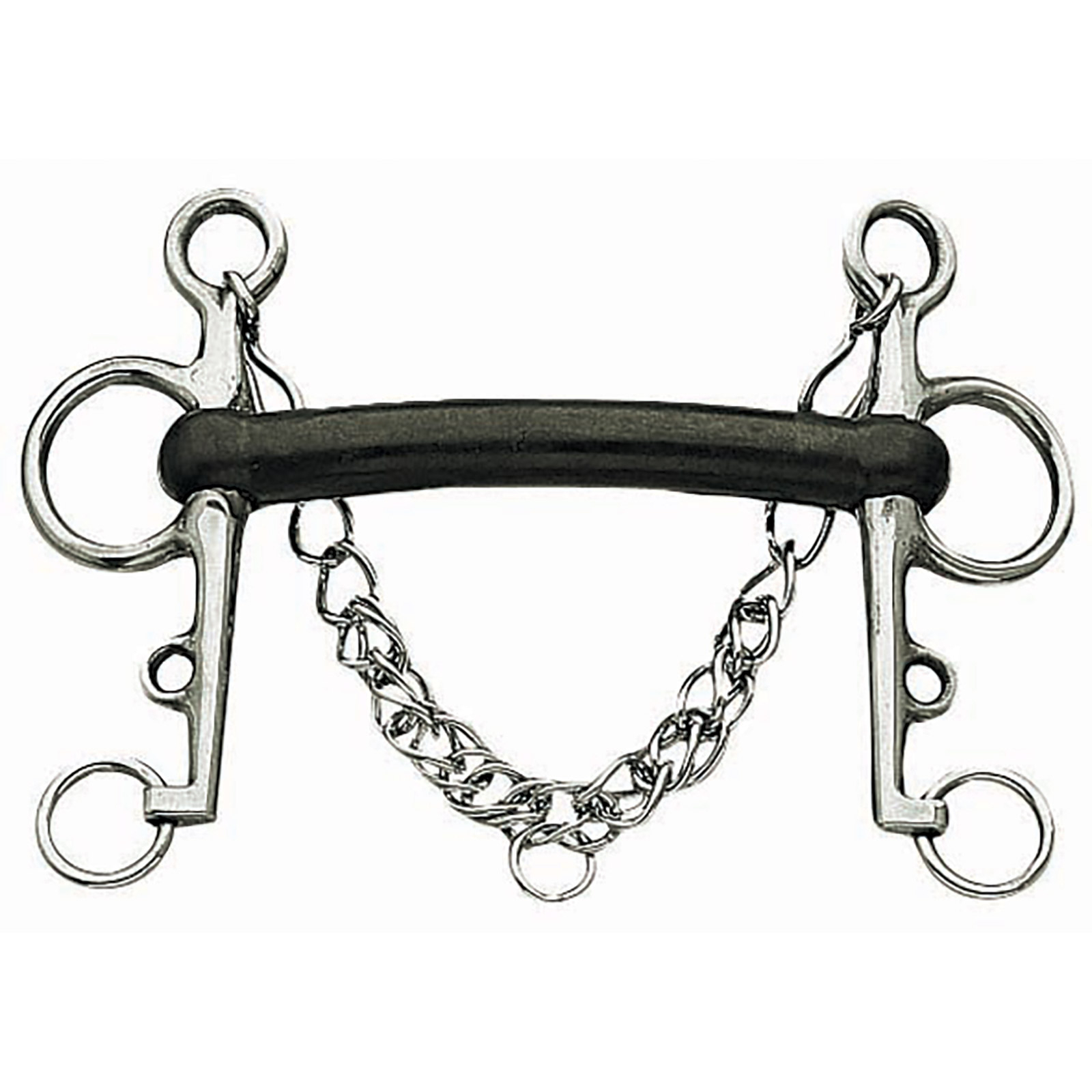 Korsteel Hard Rubber suora pelhamkuolain