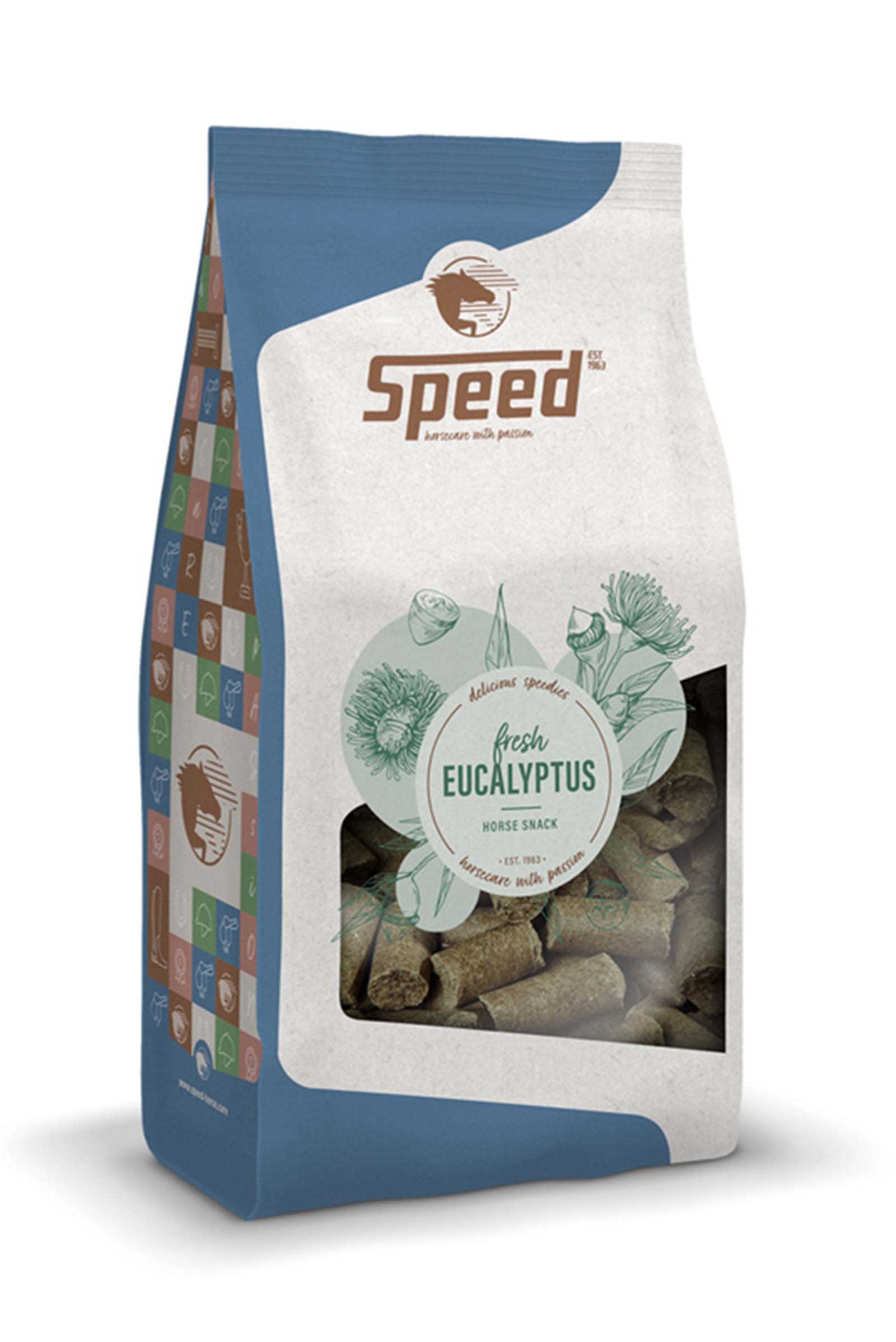 White/Blue Speed Eucalyptus Delicious Speedies, makupalat, 1 kg