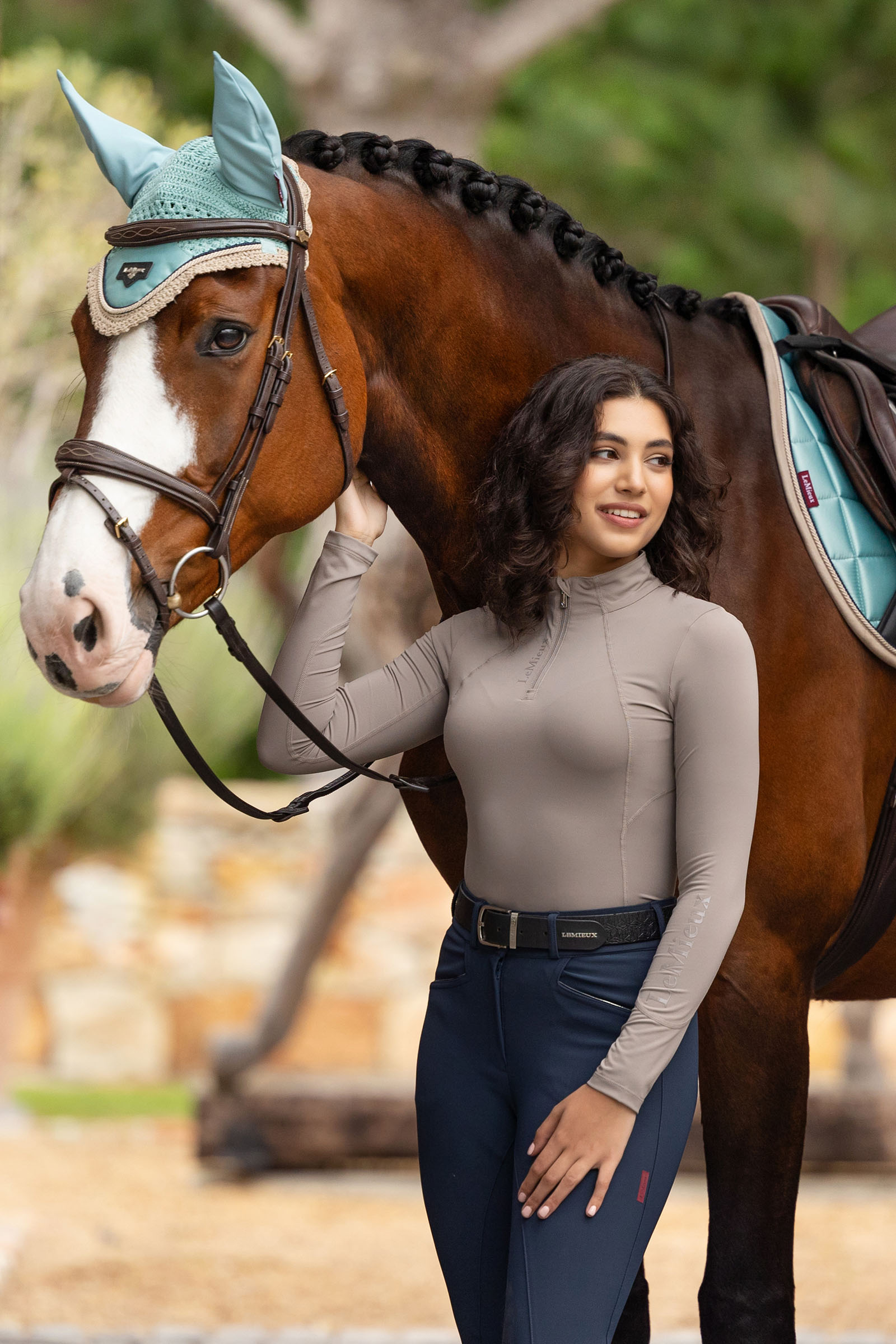 LeMieux Base Layer Zip aluspaita