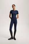 Tommy Hilfiger Equestrian Brooklyn -t-paita, jossa lyhyet hihat ja kuvio