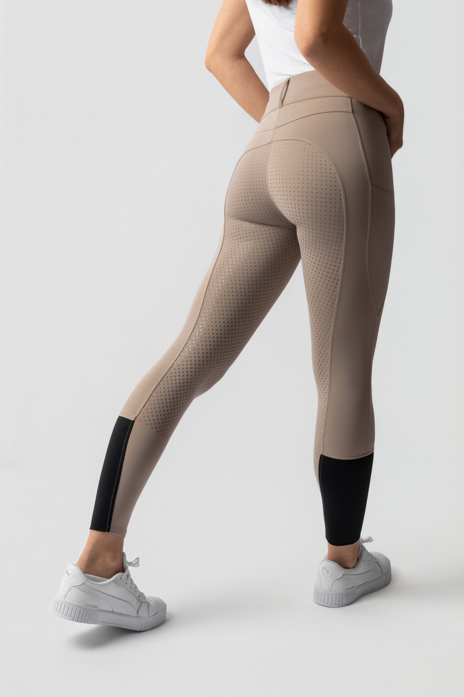 Horze Evelyn Naisten Full Grip ratsastushousut UPF 50+