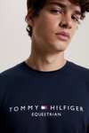 Tommy Hilfiger Equestrian Williamsburg T-paita graafisella kuviolla ja lyhythihaisena
