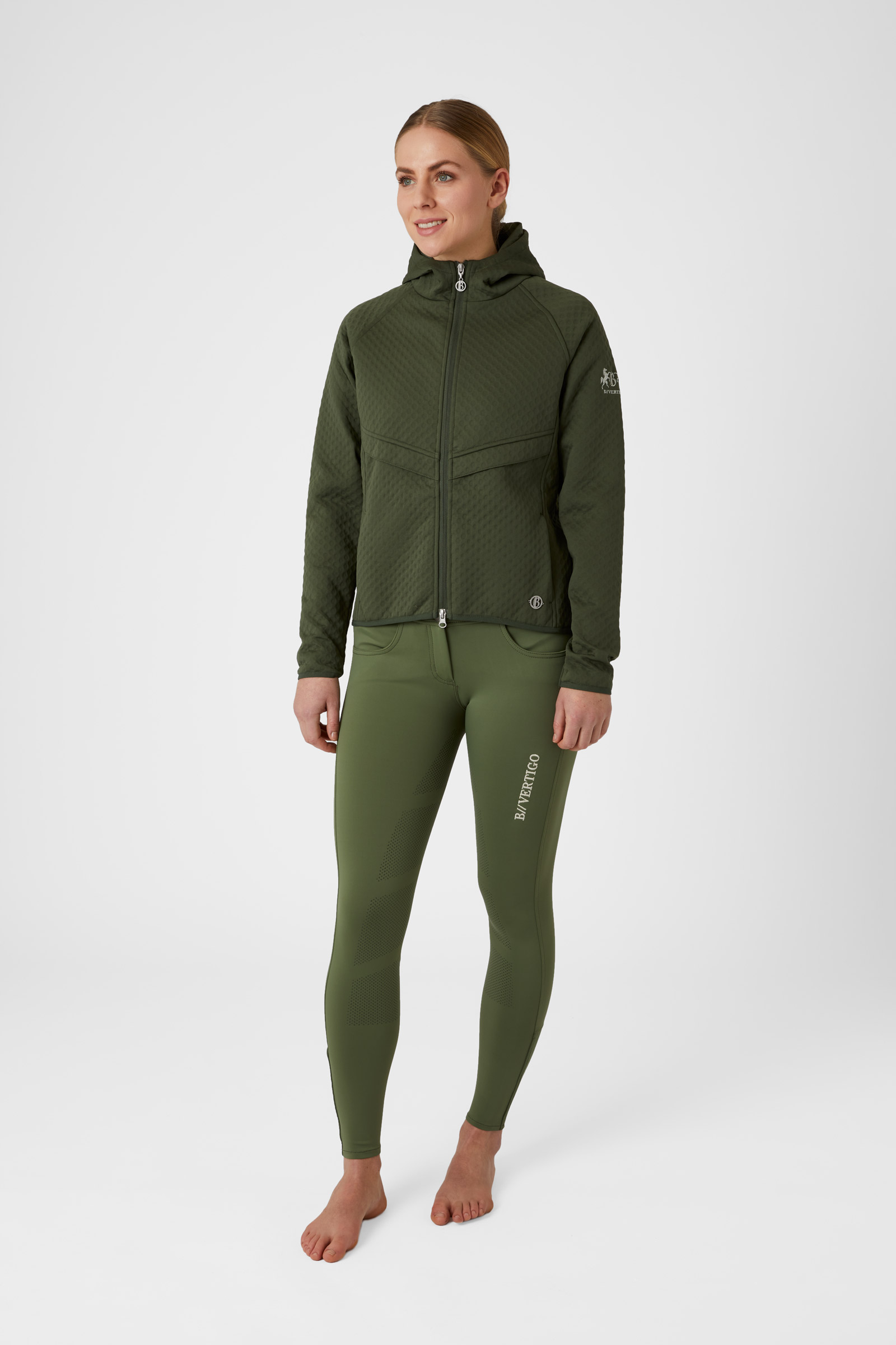 B Vertigo Norah naisten huppari scuba-materiaalista