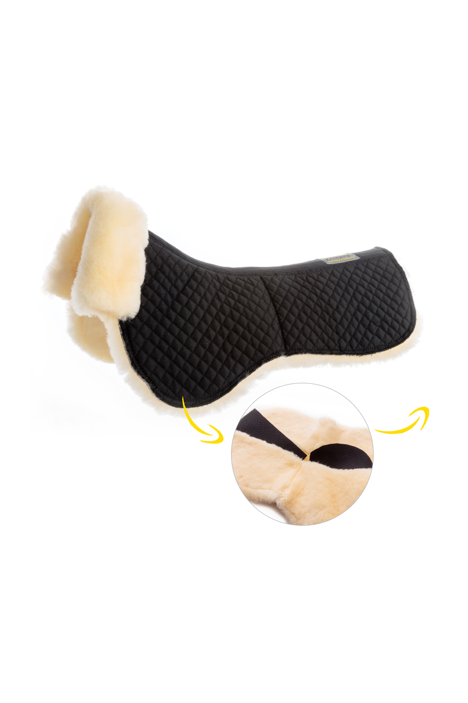 Kavalkade Lampaannahkainen Satulatyyny Sis&auml;isill&auml; Taskuilla