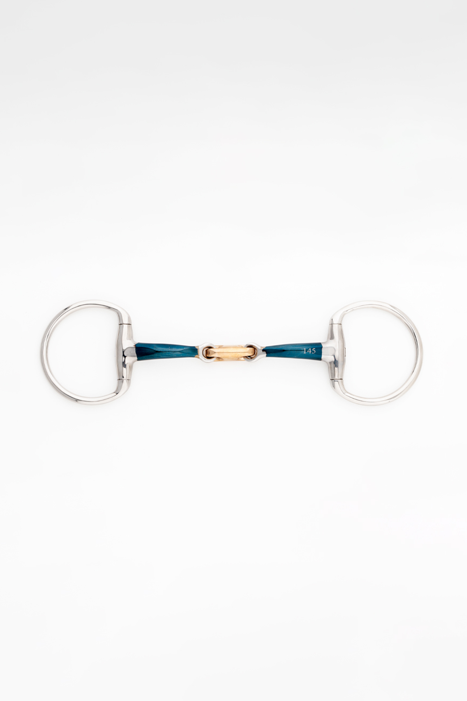 Kavalkade ergonominen oliivisnaffle, kaksinivelinen, 14 mm