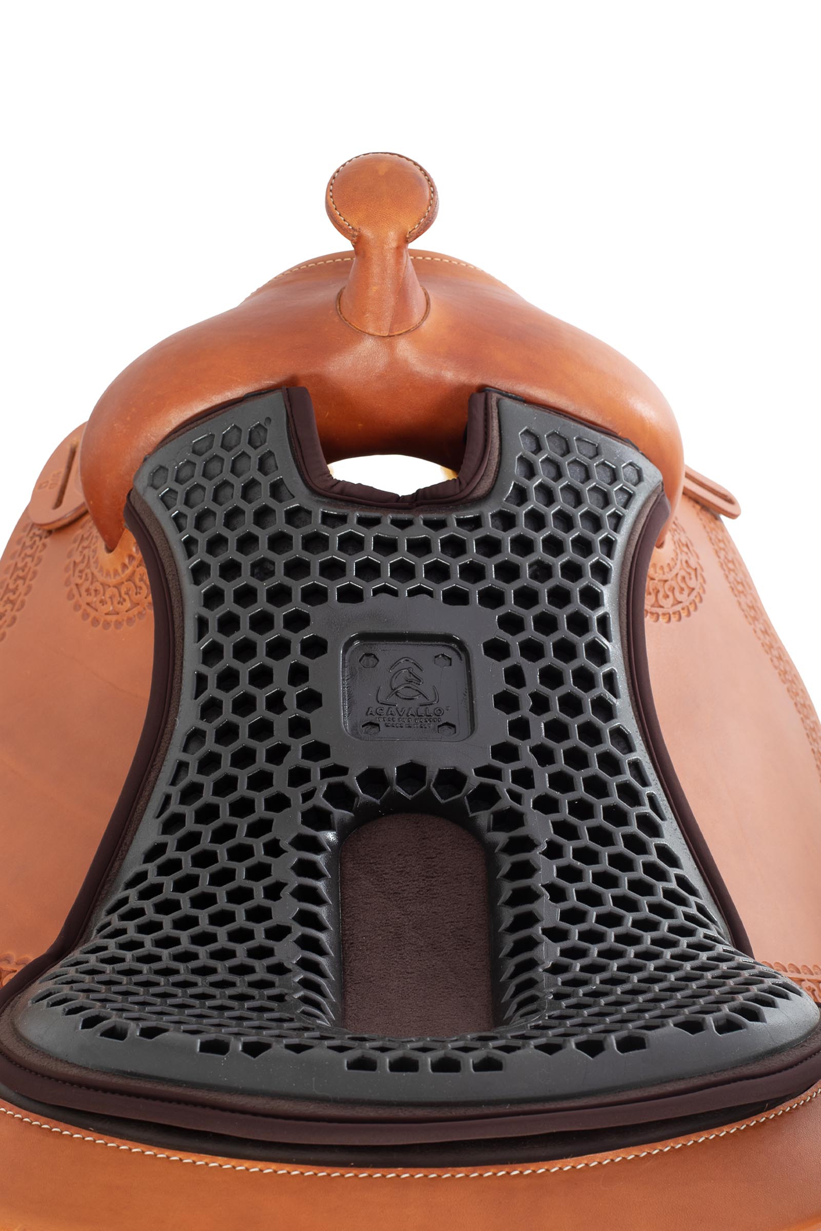 Acavallo Ortho-H&auml;nt&auml;luu Western Istuinsuoja Hexa Gel-Out Dri-Lex, 20 mm  