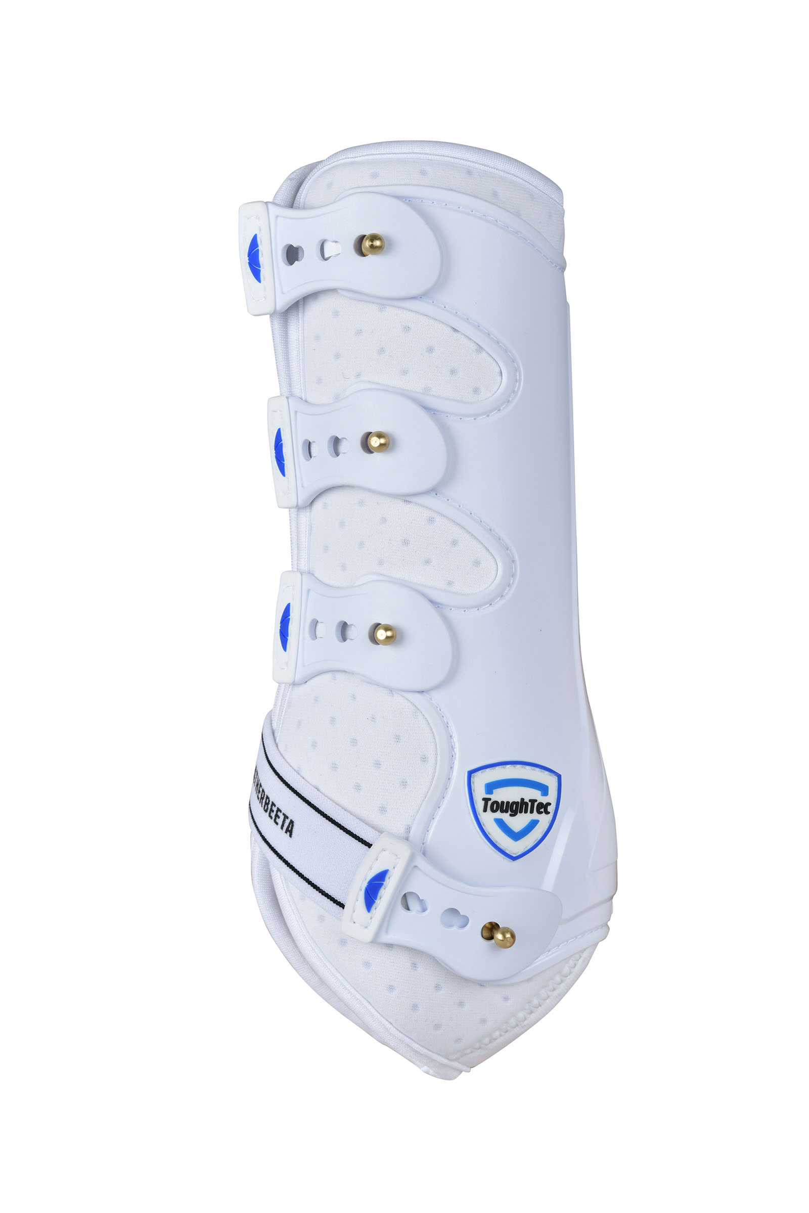 White Weatherbeeta Tough-Tec kovakuoriset kouluratsastugamascherit