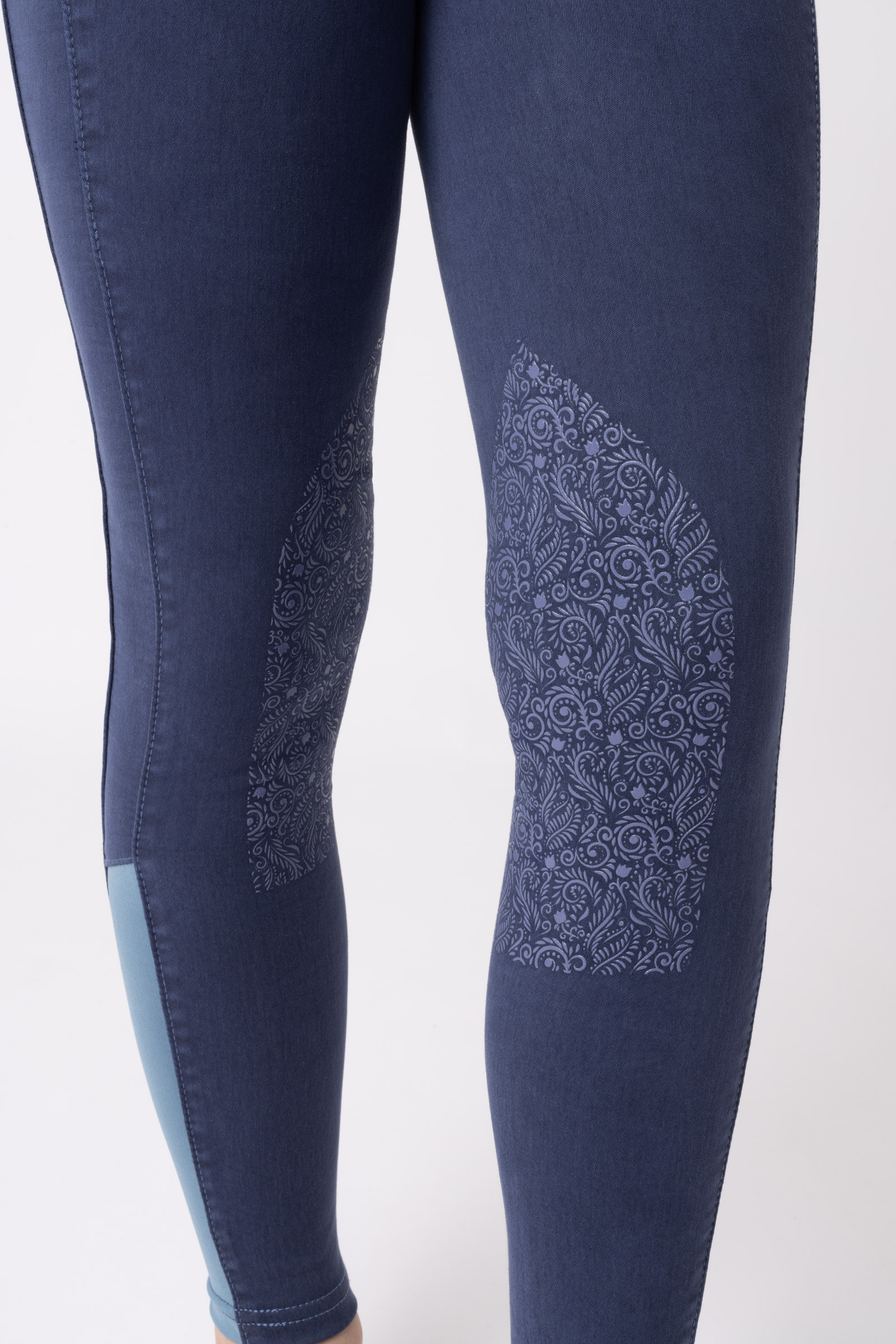 Horze Suki lasten ratsastushousut polvipaikoilla