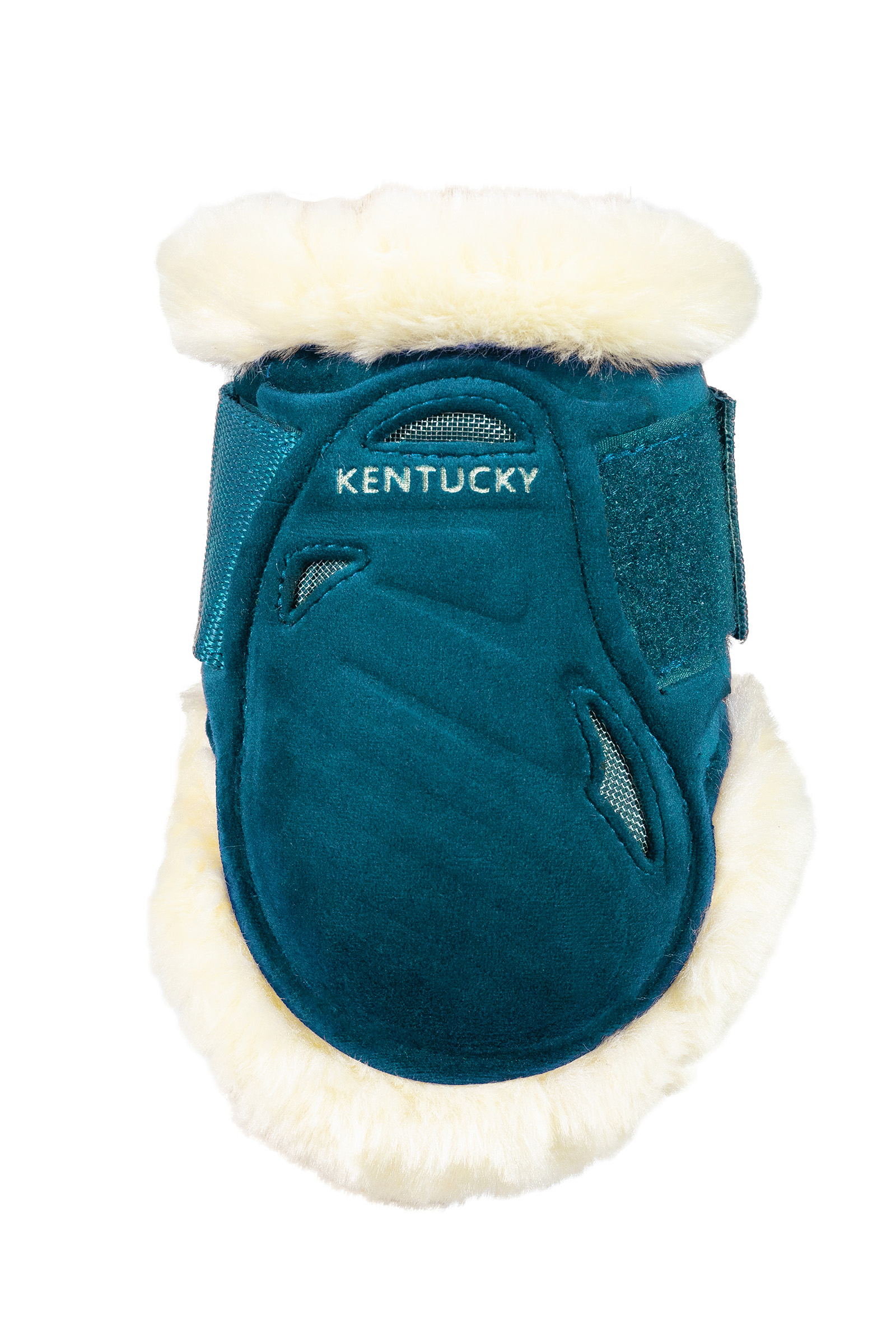 emerald Kentucky Horsewear Vegaani lampaannahkainen Young Horse Fetlock Boots Velvet