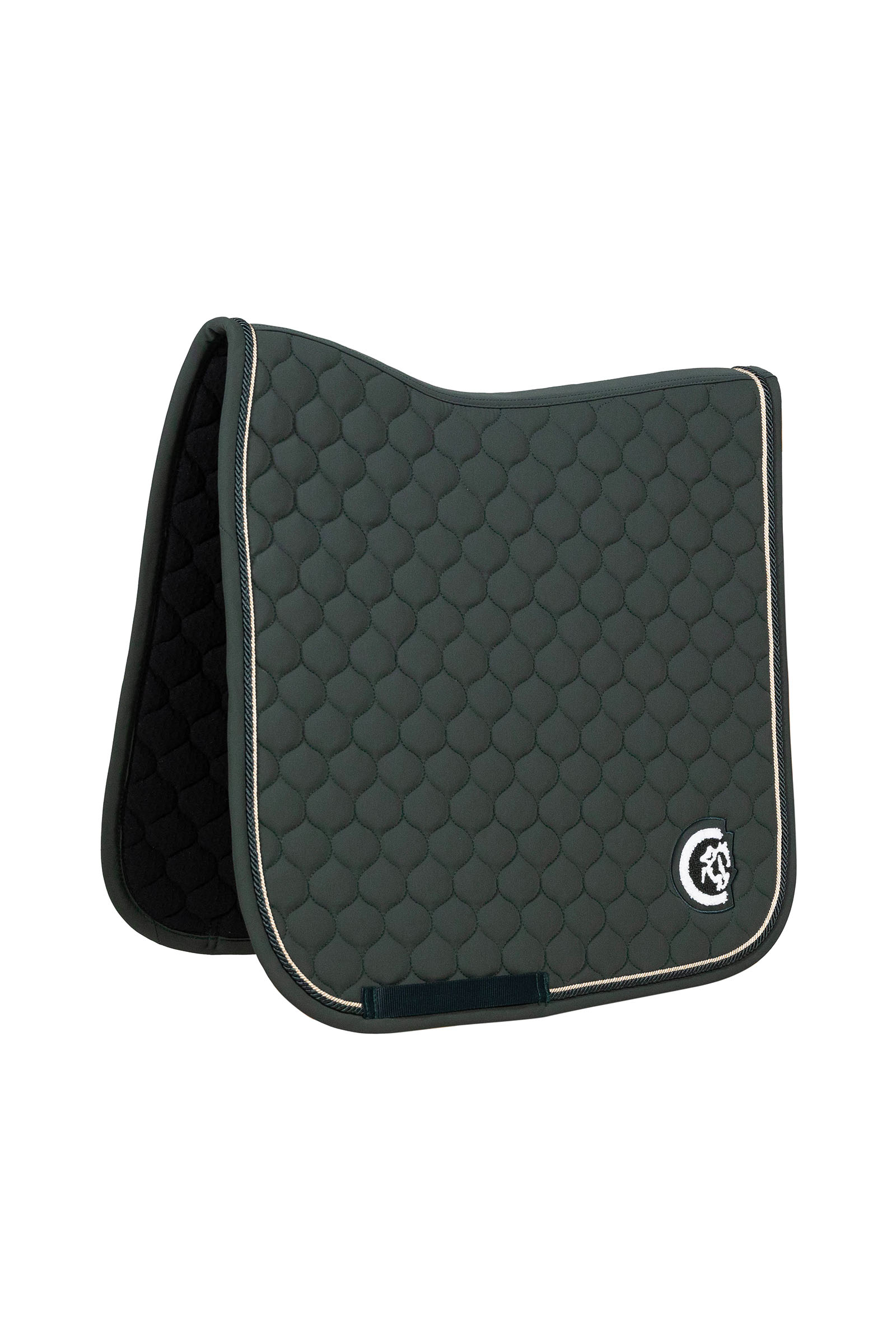 pine green Kentucky Horsewear koulusatulahuopa onion quilt 3D logo