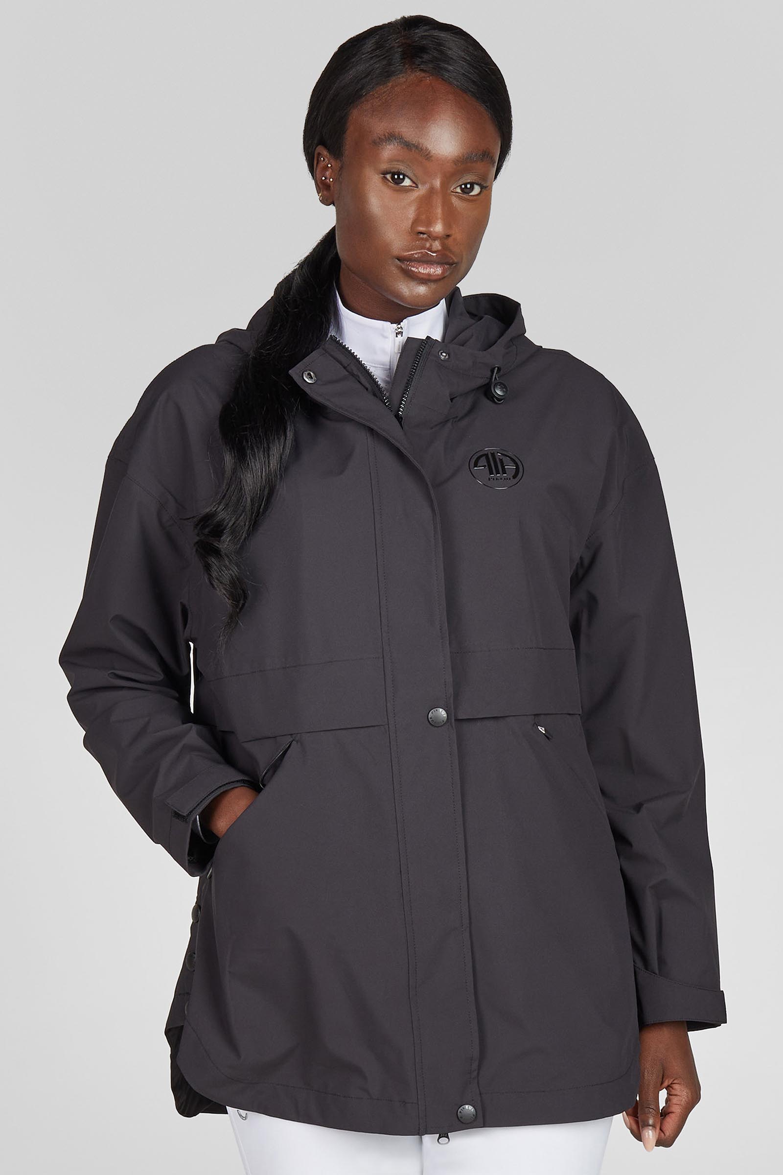 Pikeur naisten vetoketjullinen sadeponcho