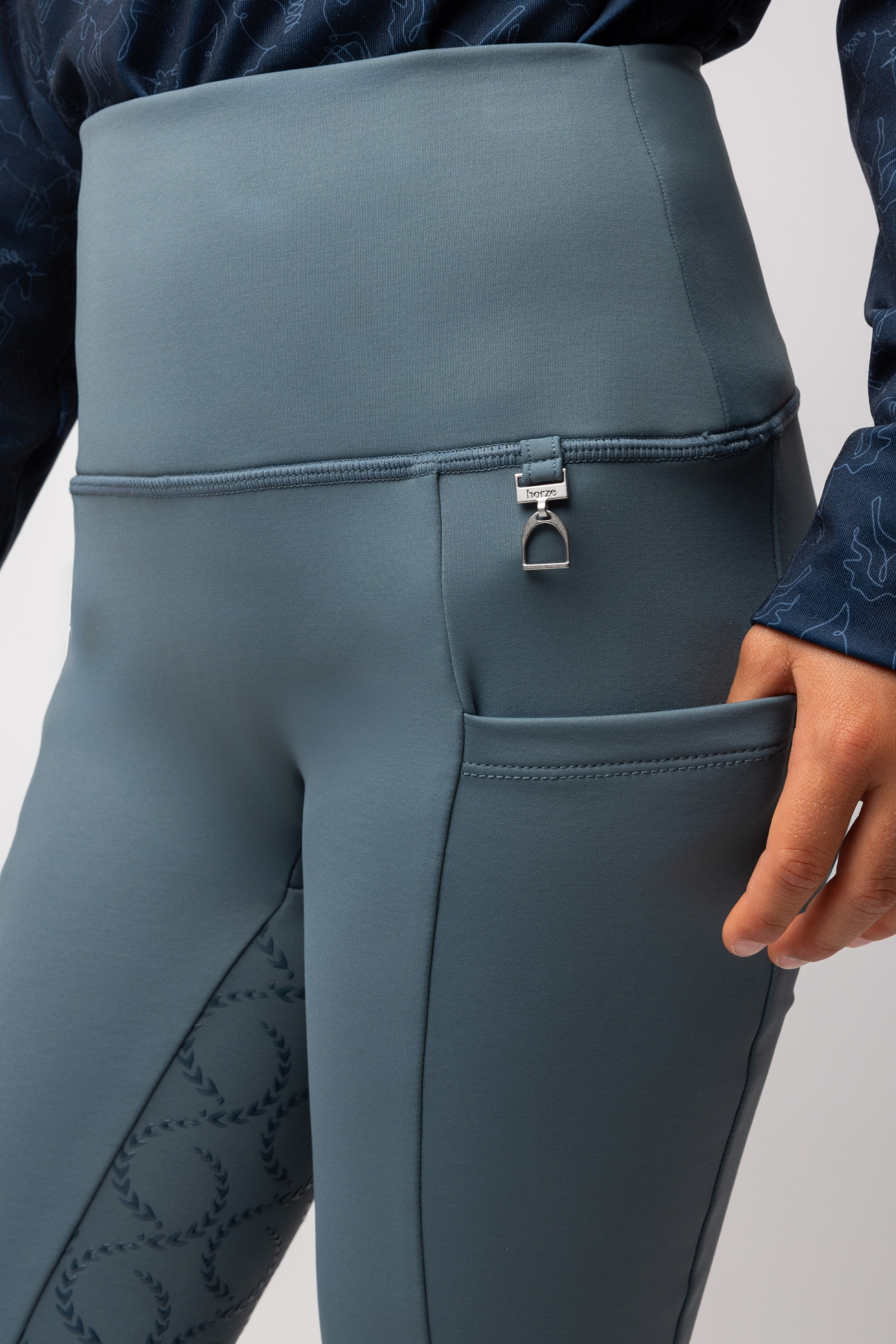 Horze Gillian Lasten thermo fullgrip ratsastushousut