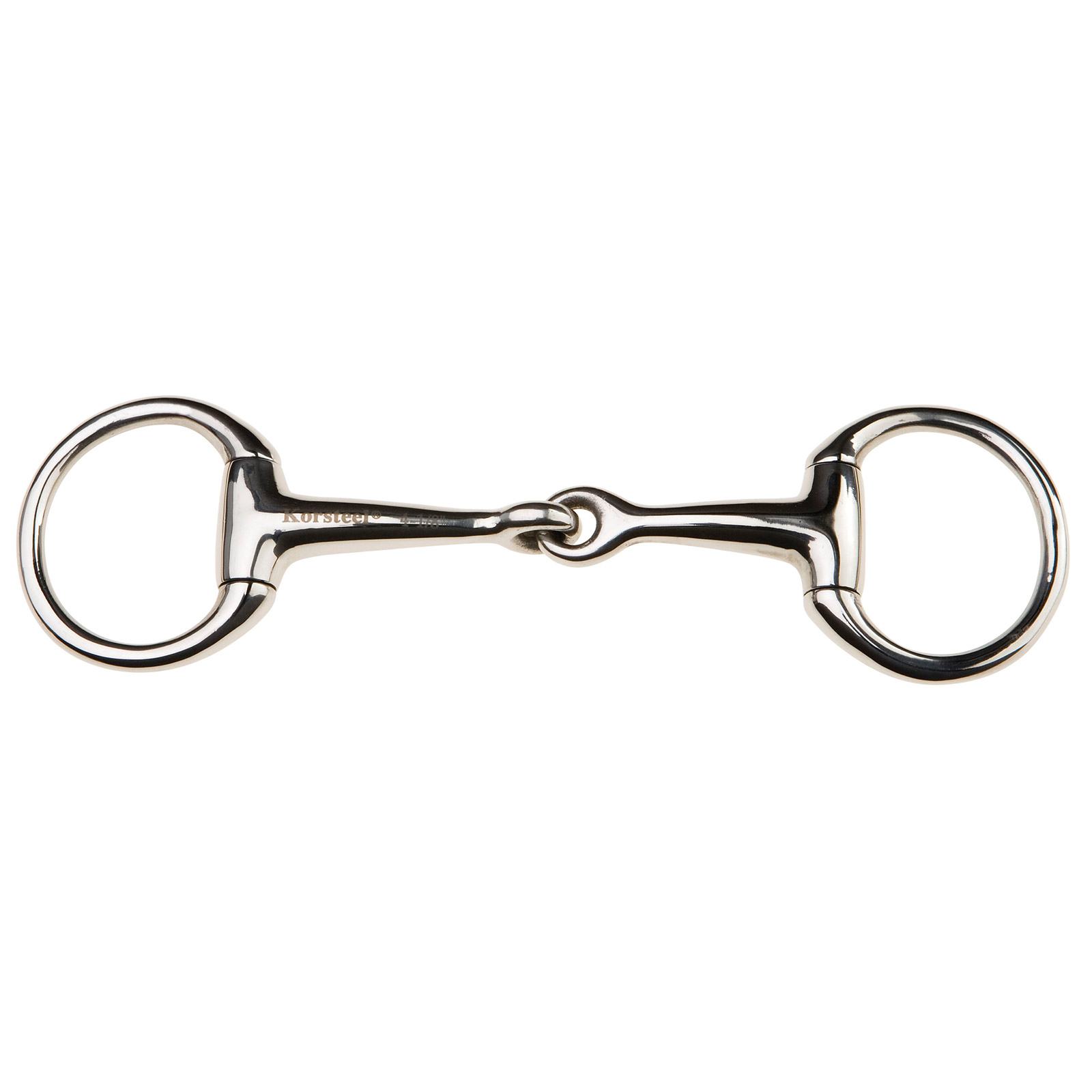Ei määritelty Korsteel Stainless Steel Jointed Eggbutt Bradoon Snaffle Bit
