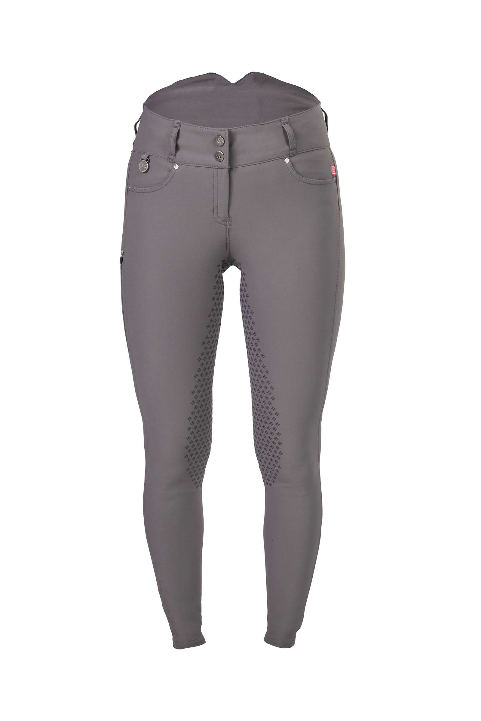 Grey Back on Track Julia Ladies' Full Grip Breeches