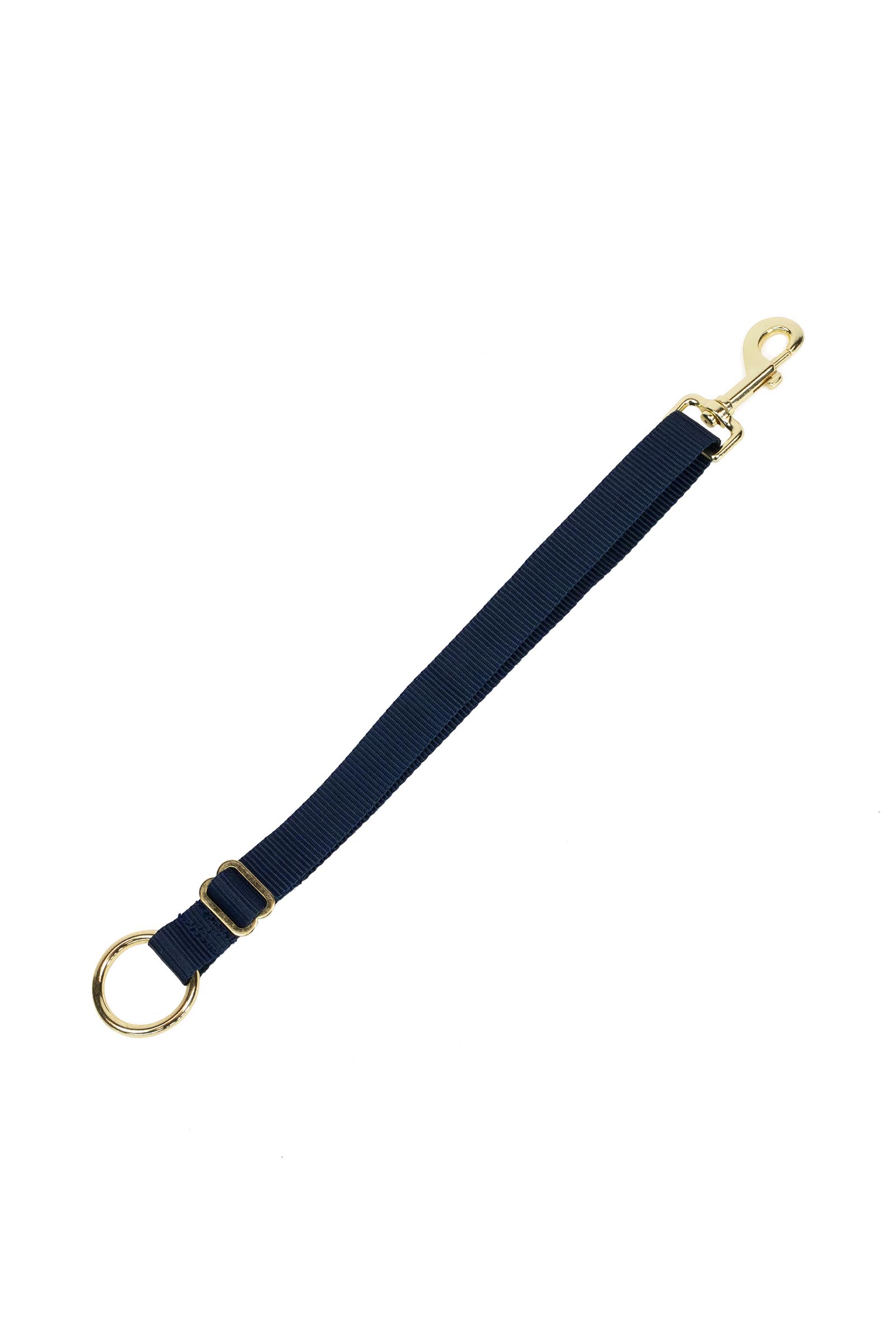 Navy Kentucky Horsewear pitk&auml; nailoninen koukku- ja rengaspidike  
