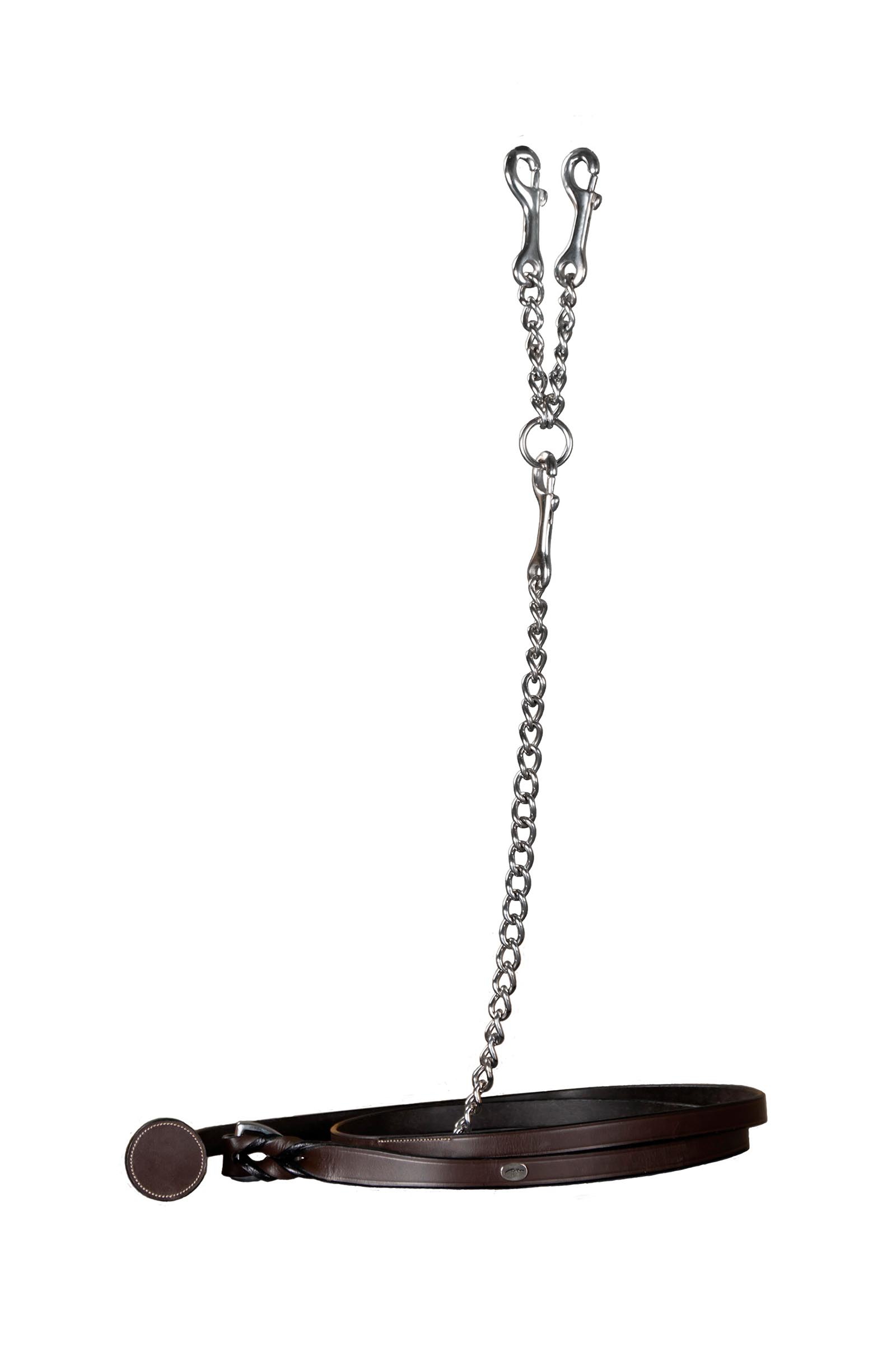 Dy'on Working nahkainen talutusnaru ketjulla