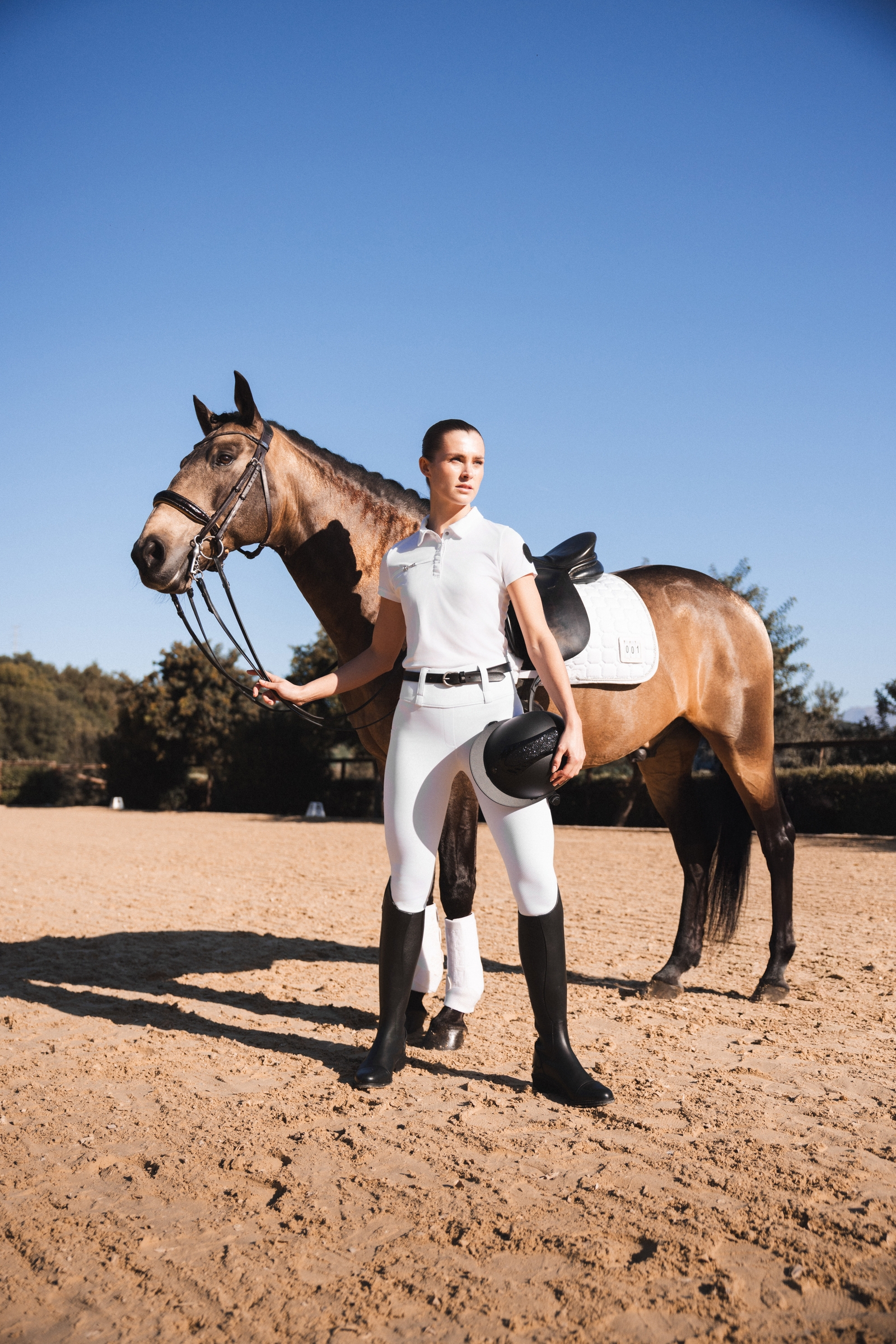 Horze Anya naisten kokopaikkaiset ratsastusleggingsit silikonigripill&auml; UPF 50+