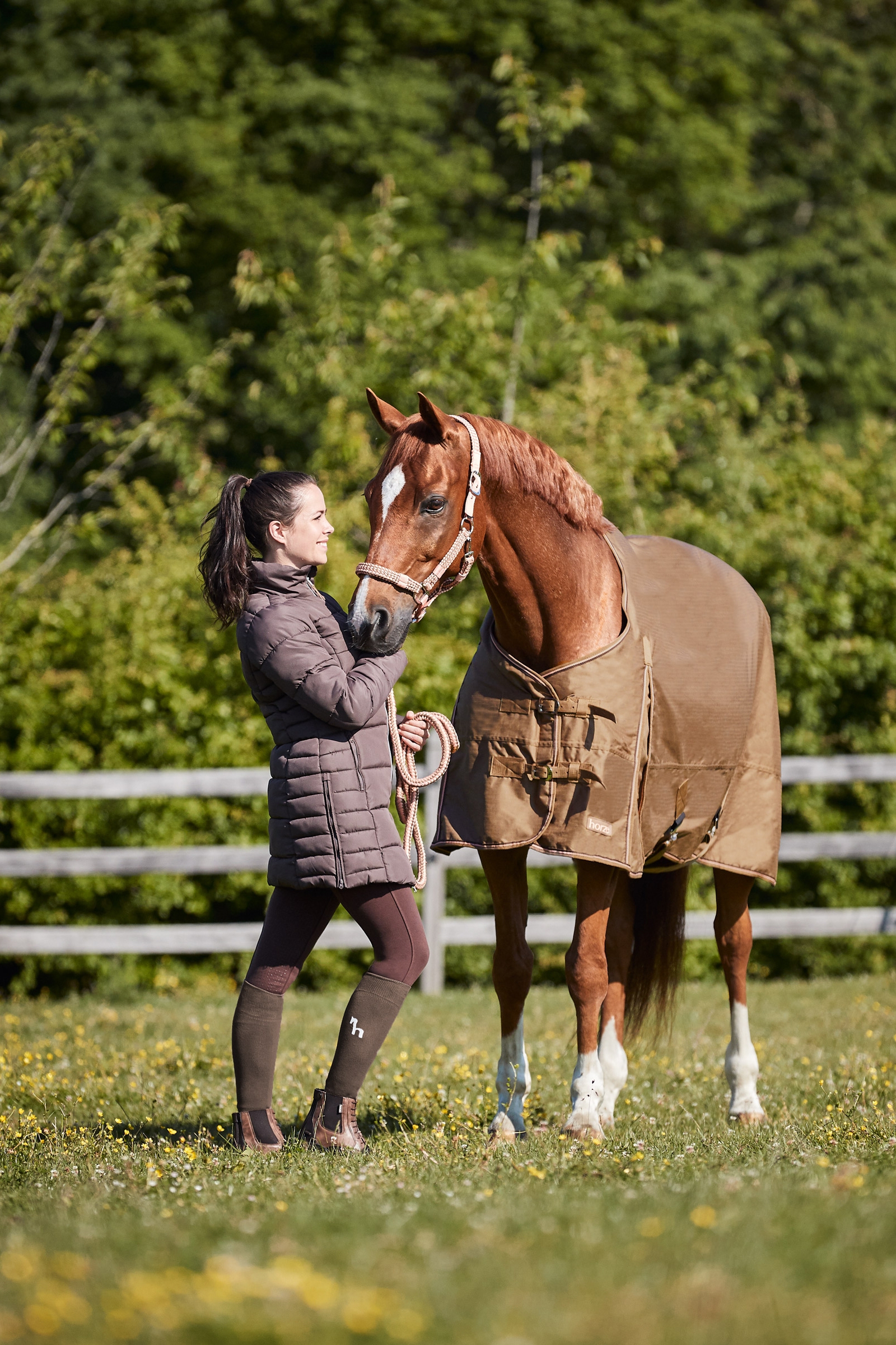 Horze Bamboo Winter naisten ratsastussukat