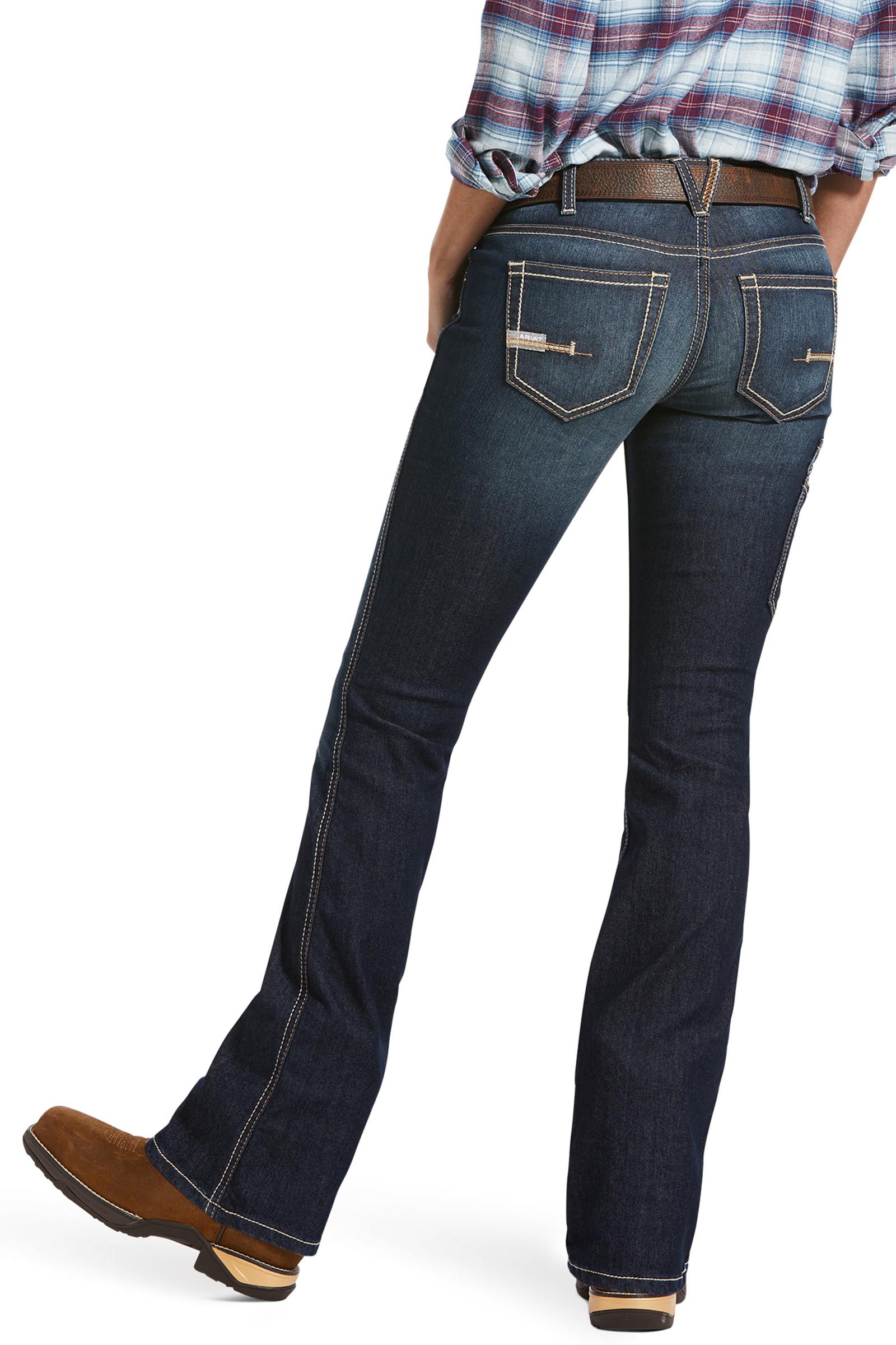 Ariat Rebar MR DuraStretch Riveter bootcut-farkut naisille  
