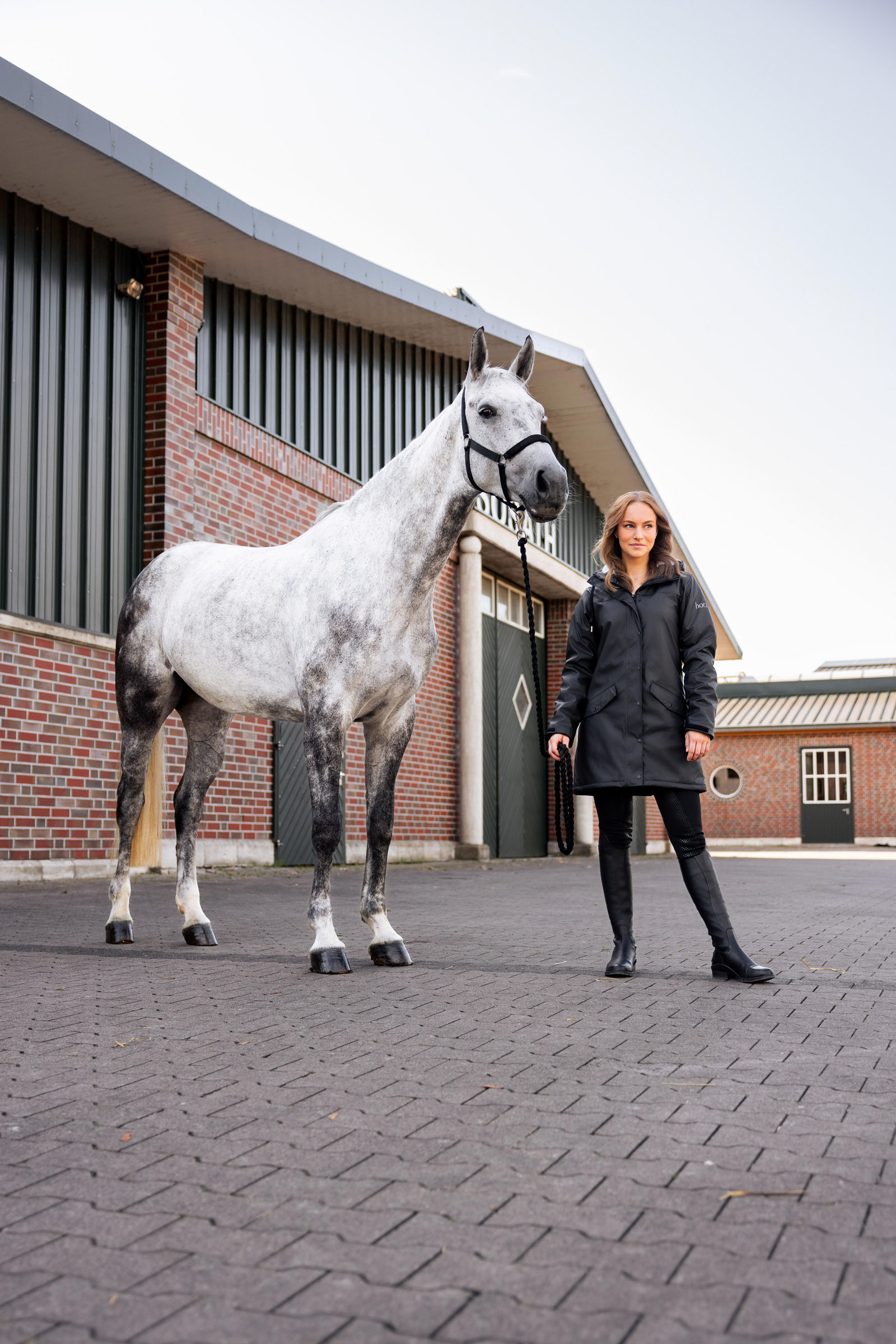 Horze Billie naisten PU-sadetakki fleecellä