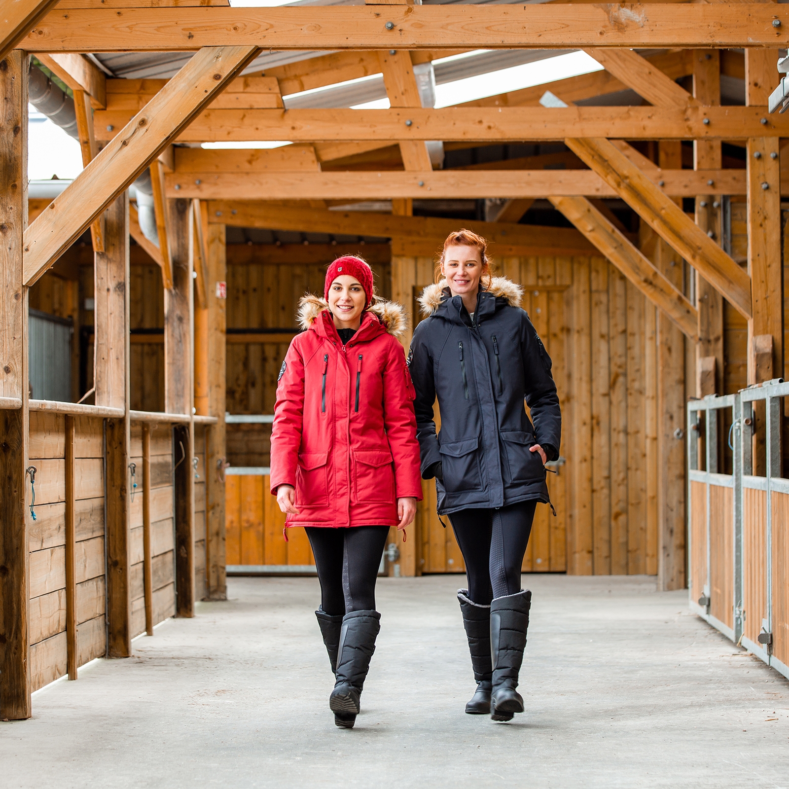 Horze Brooke -naisten pitk&auml; parkatakki