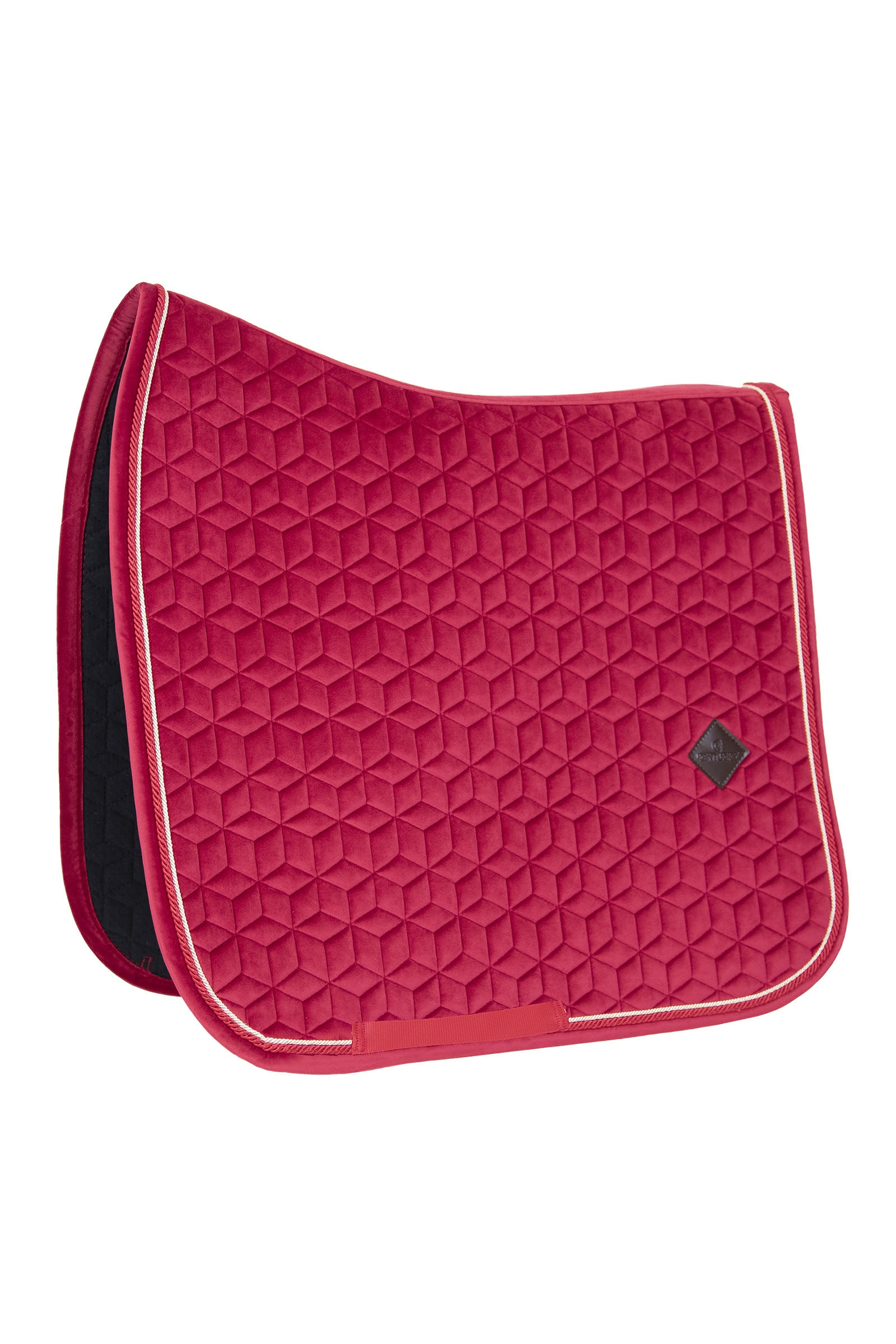 Fuschia rose Kentucky Horsewear Velvet Koulusatulahuopa