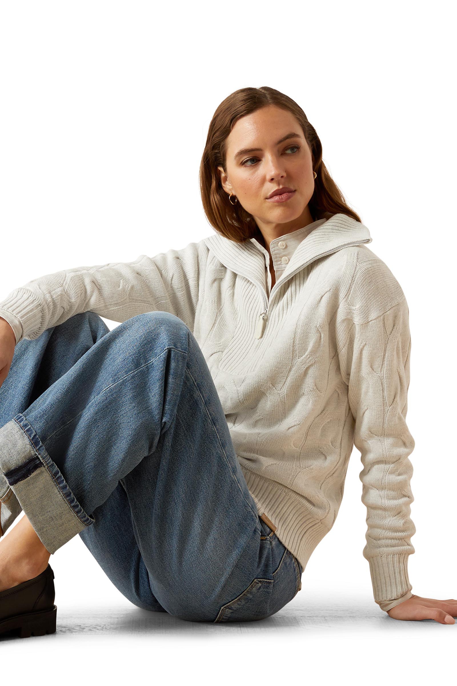 Ariat Alamere Naisten neule 1/2 vetoketjulla