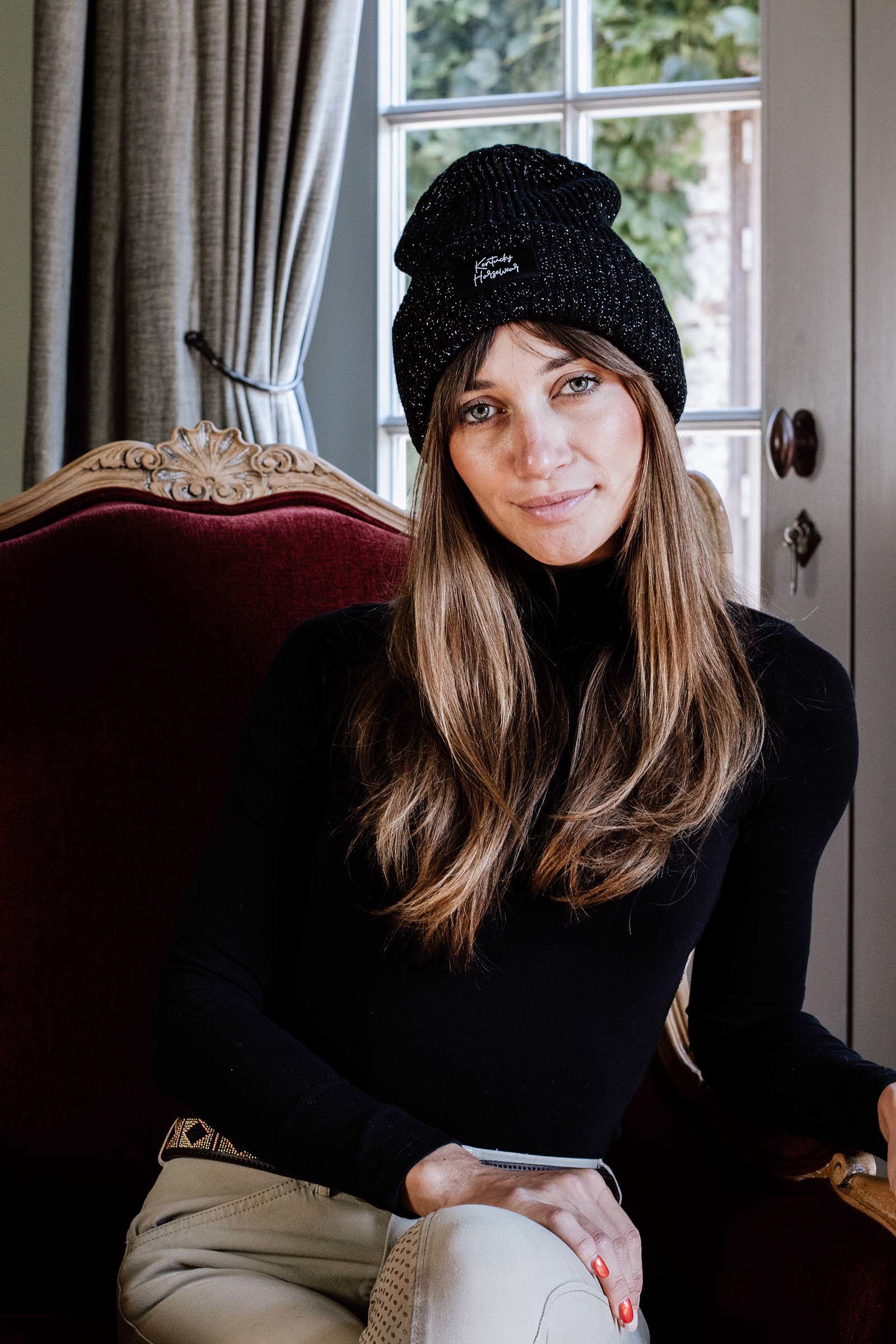 Black Kentucky Horsewear Glitter pipo