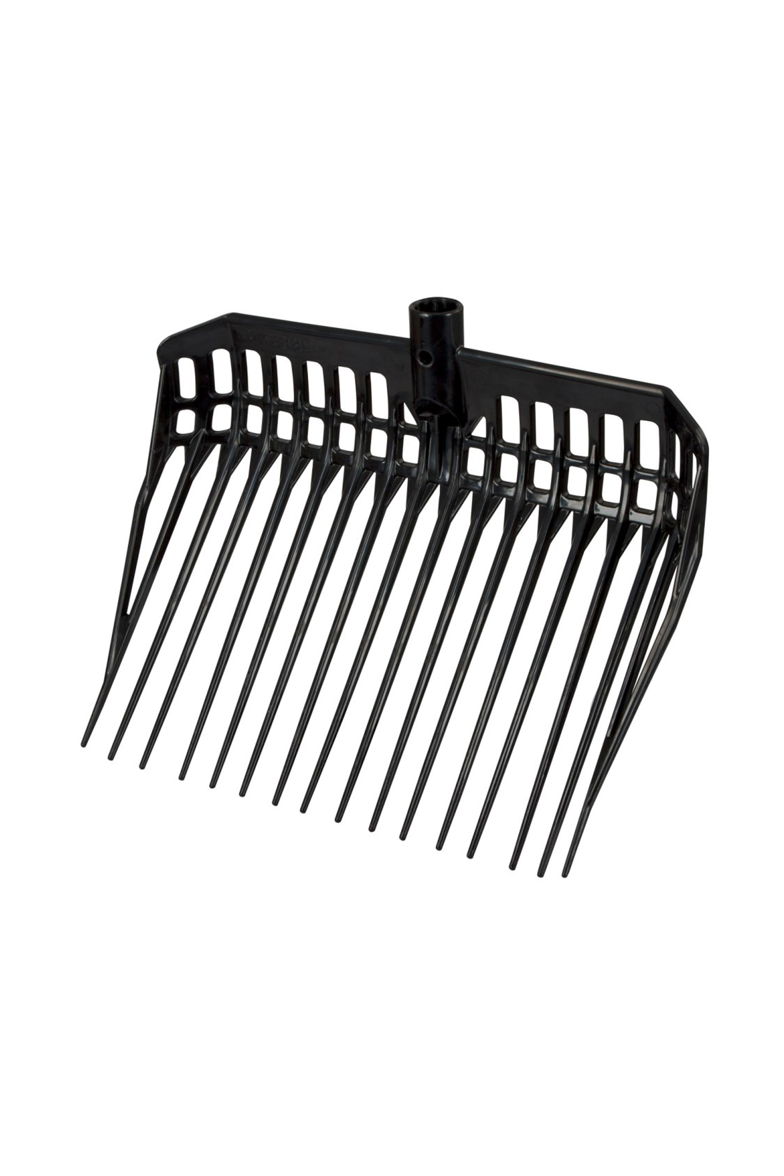 Kerbl lapiot EcoFork metallikahvalla, jossa on D-ote